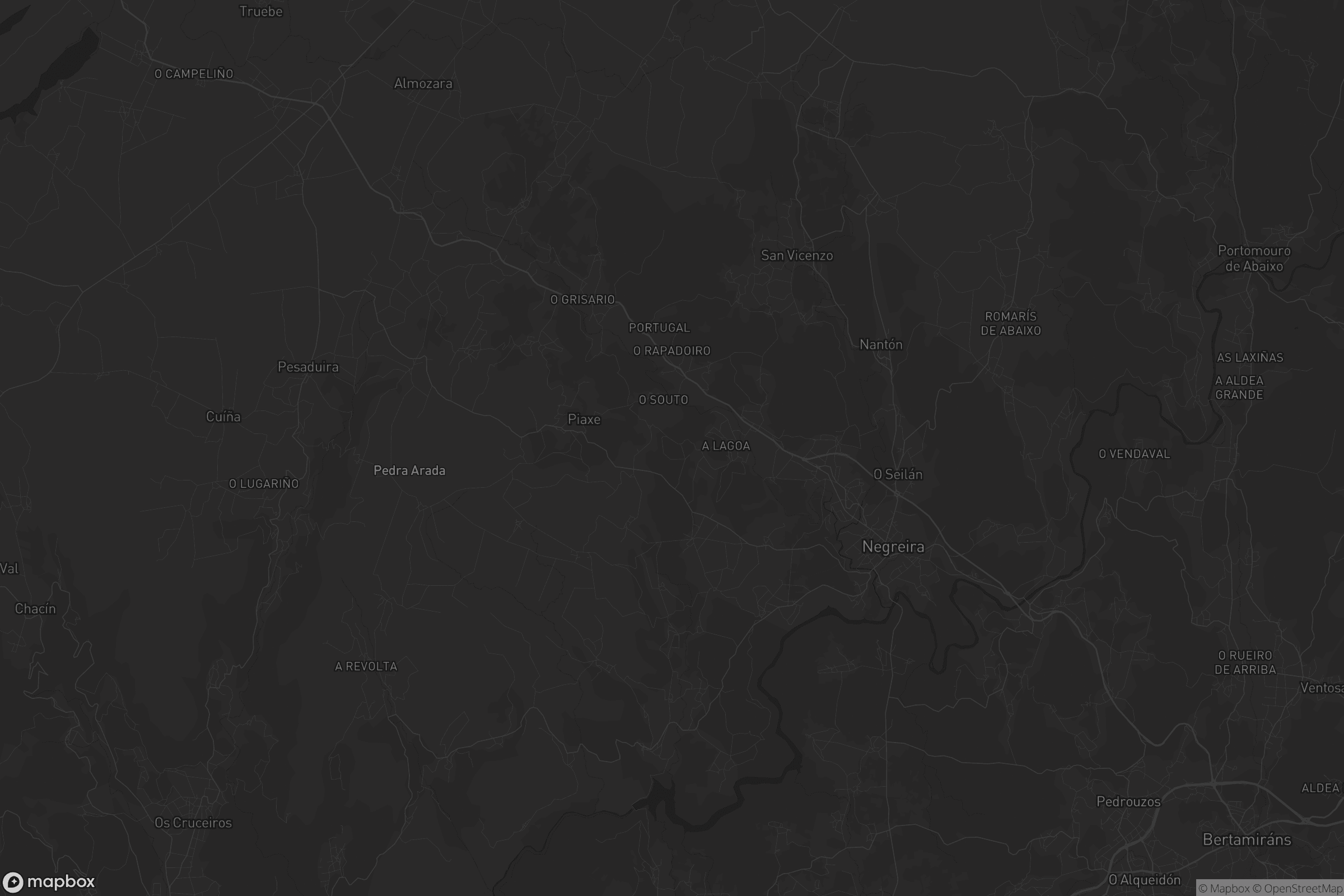 Mapa de A Barcala