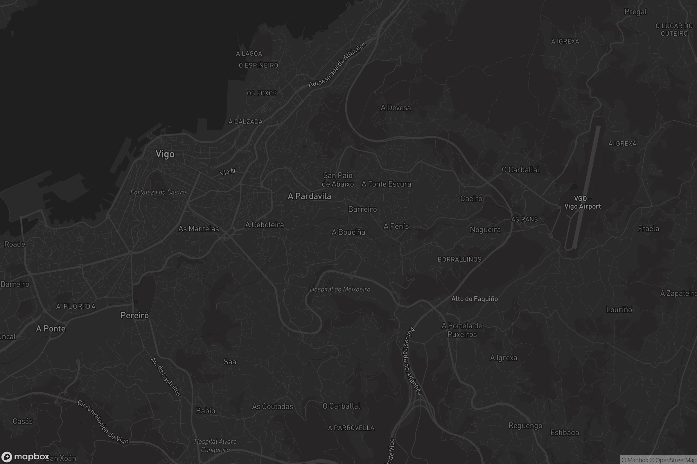 Mapa de A Bouciña