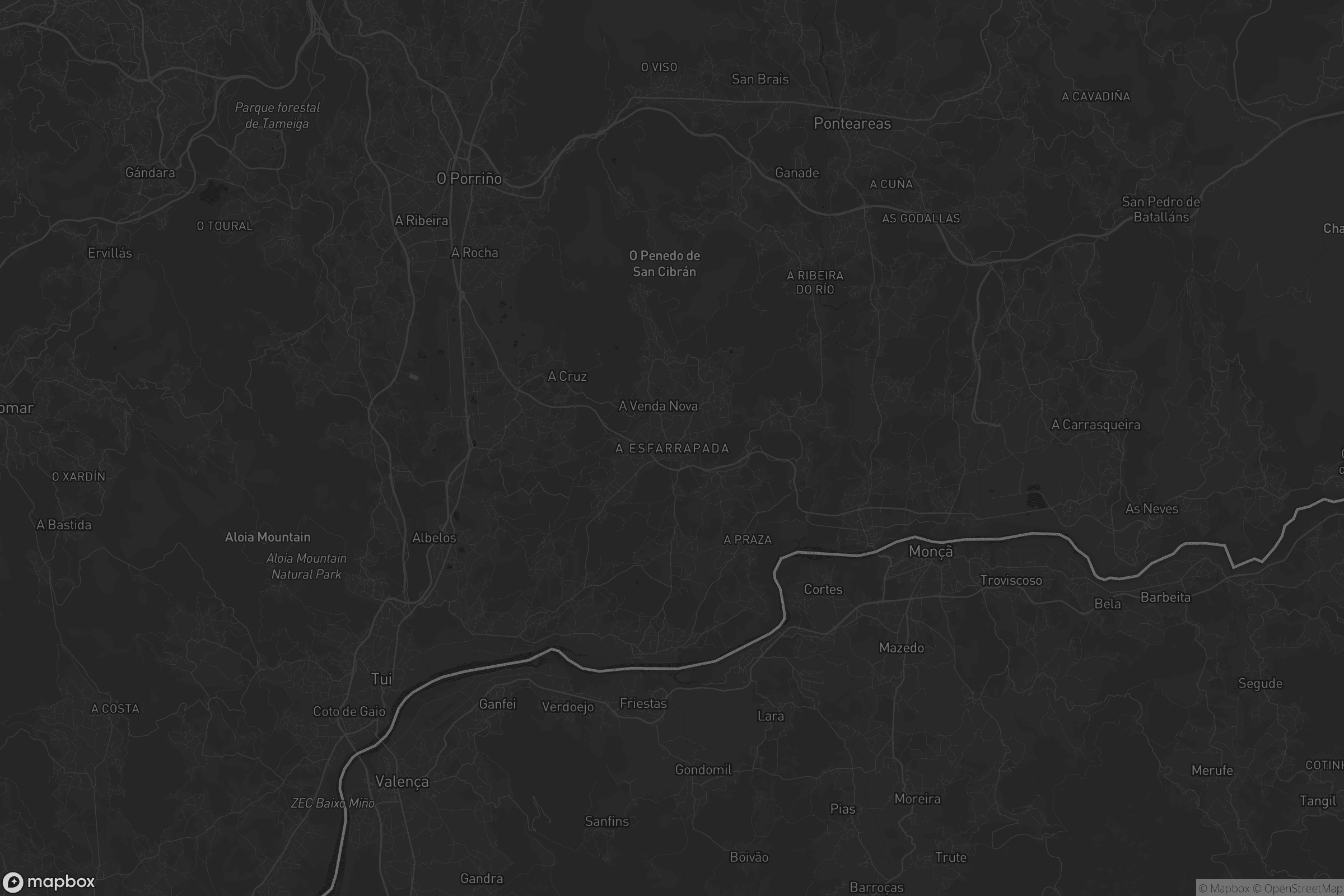 Mapa de A Esfarrapada