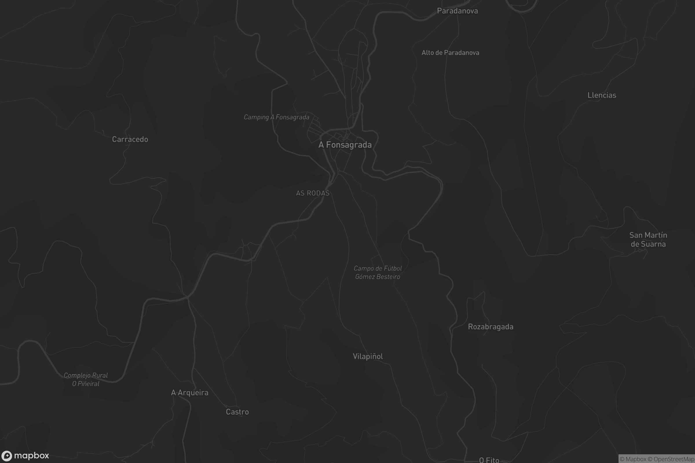 Mapa de A Fonsagrada