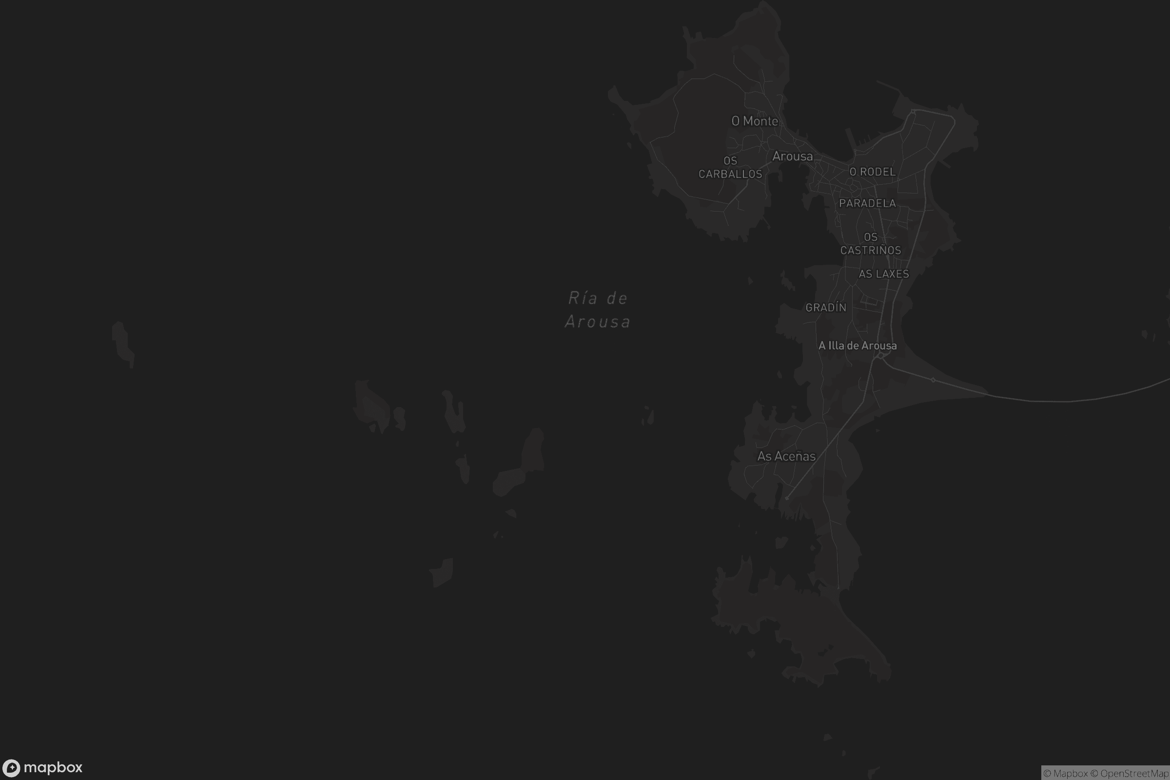 Mapa de A Illa de Arousa