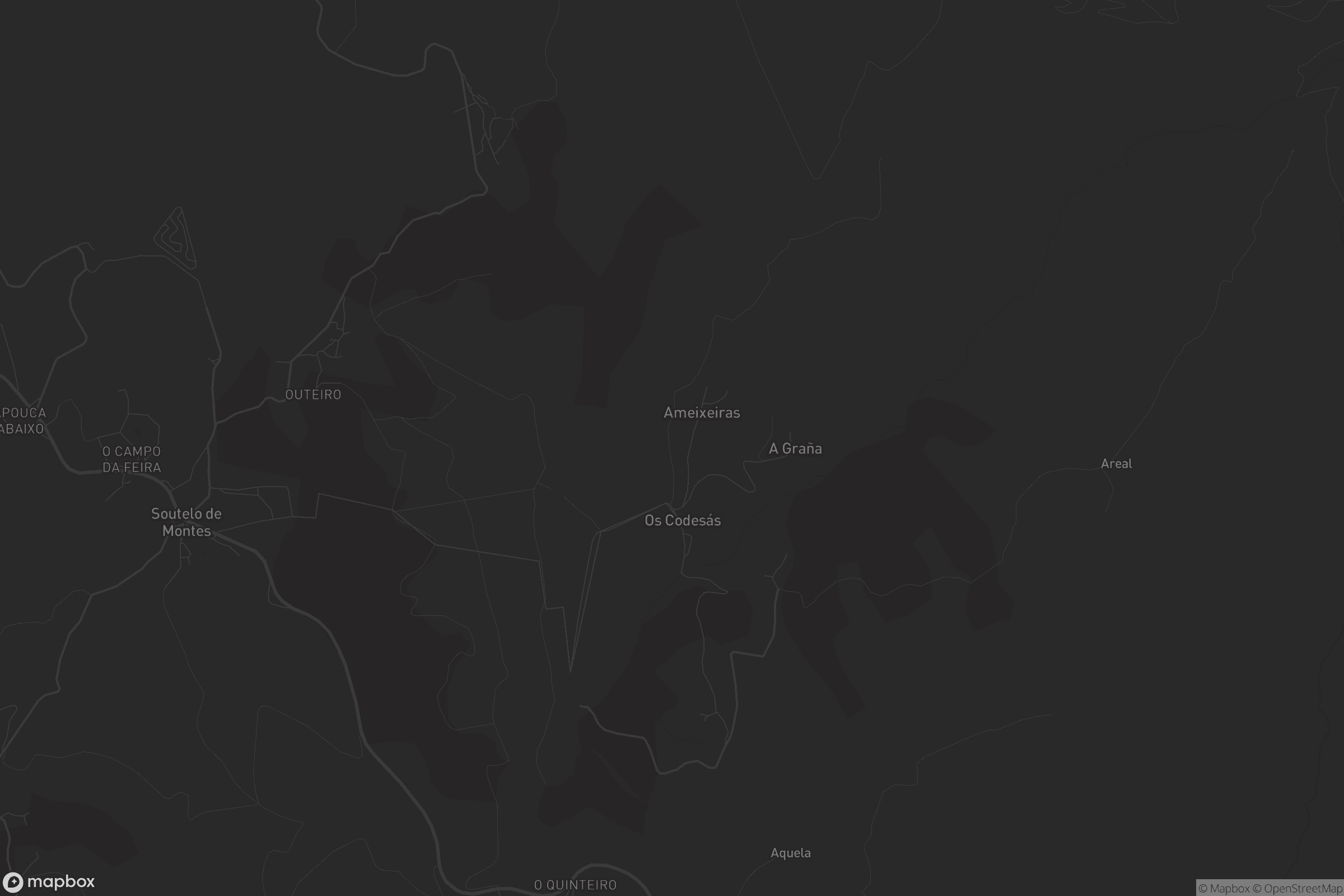 Mapa de A Madanela de Montes