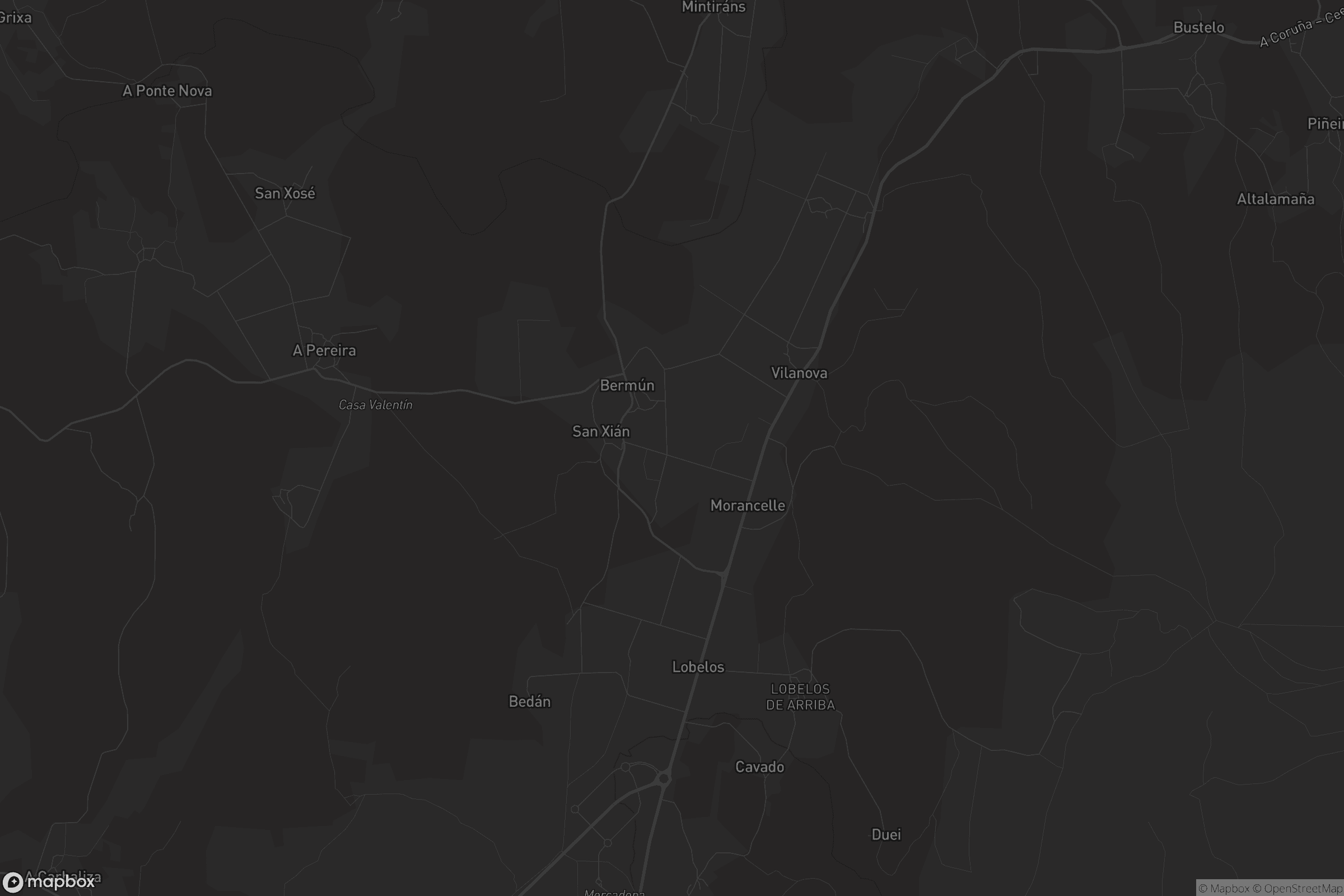 Mapa de A Pereiriña