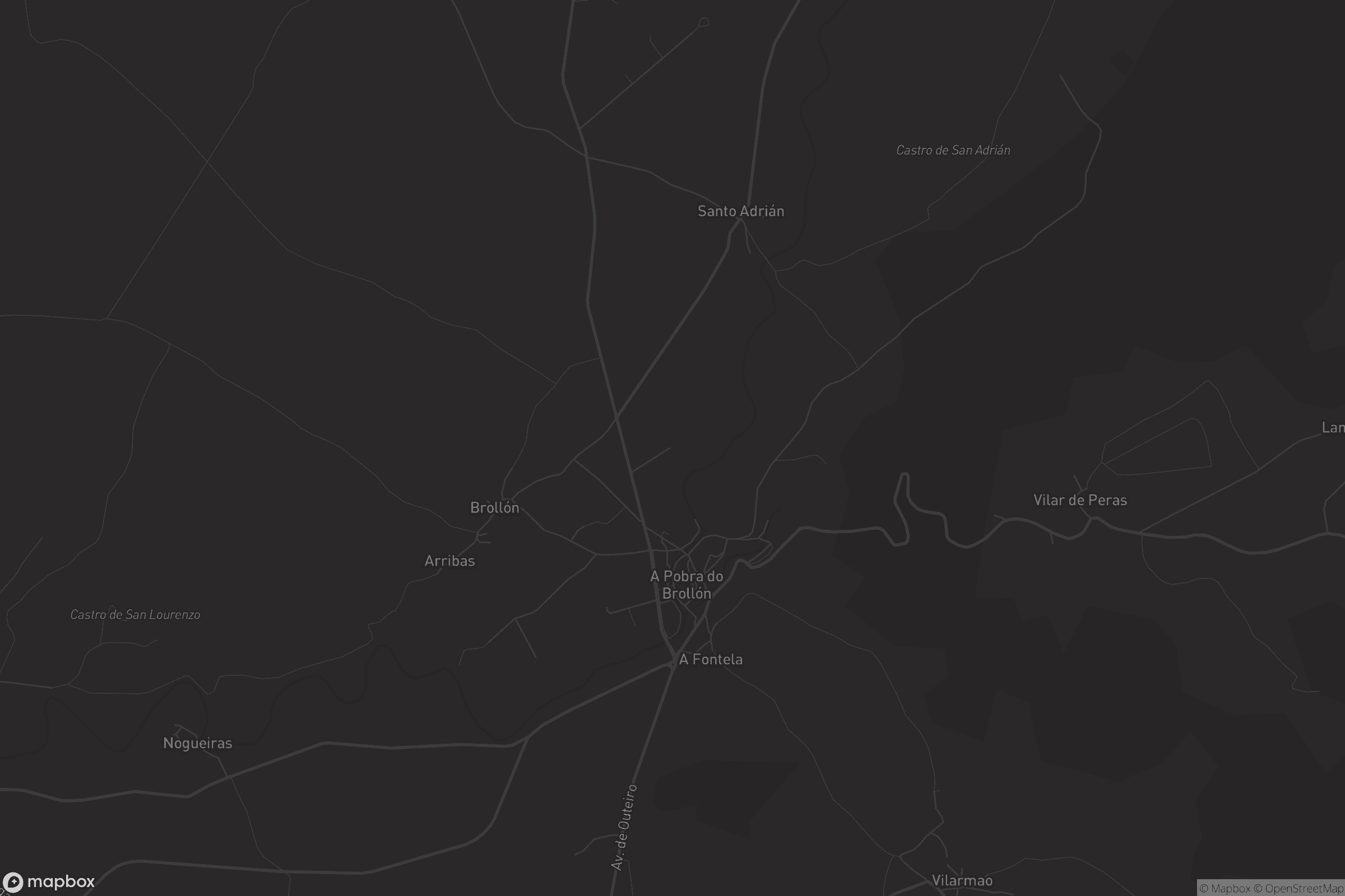 Mapa de A Pobra do Brollón