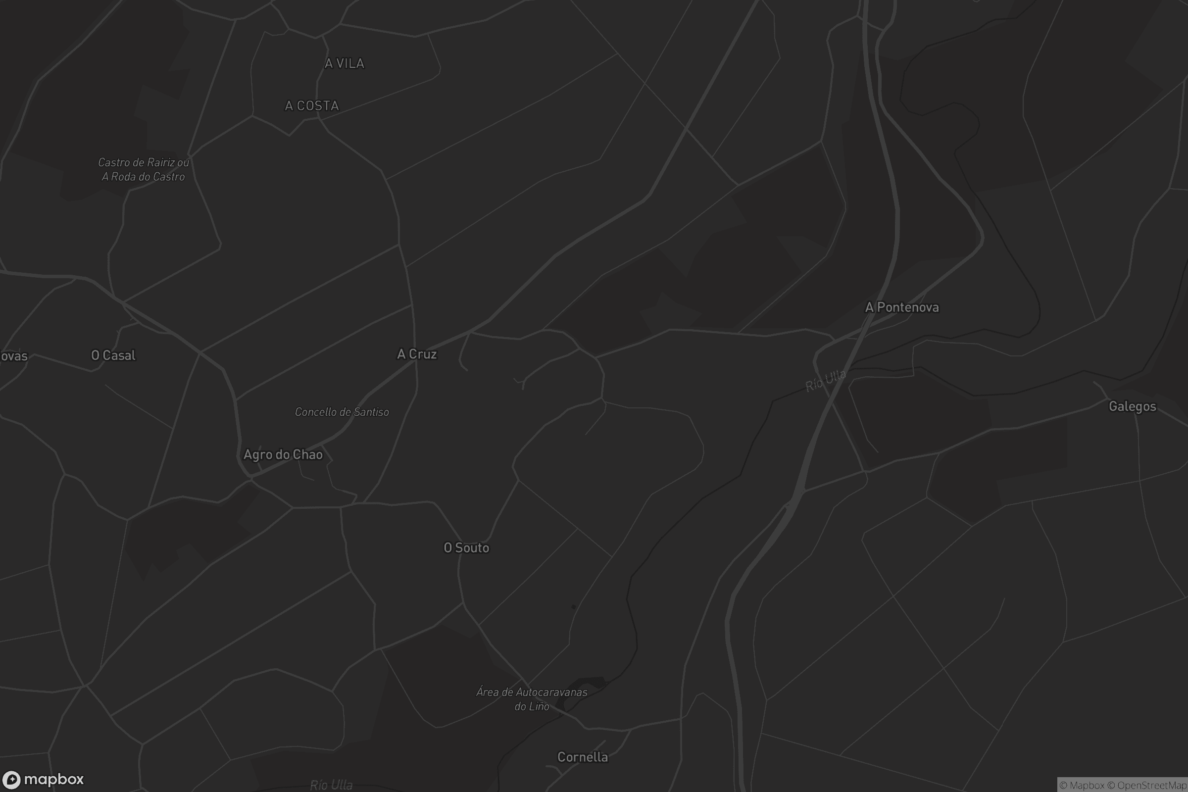 Mapa de A Ponte Arcediago