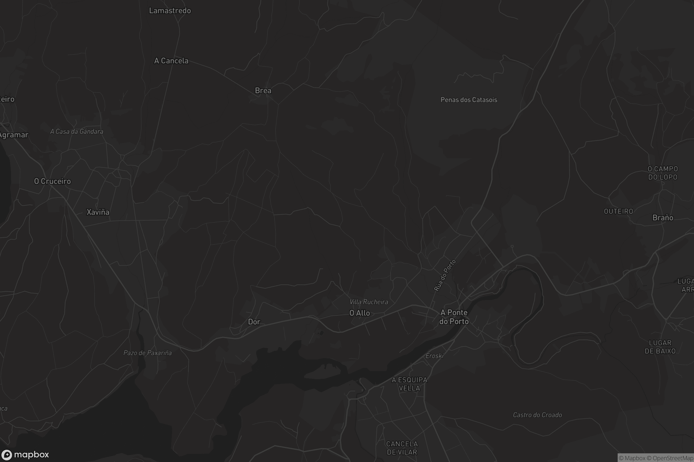 Mapa de A Ponte do Porto