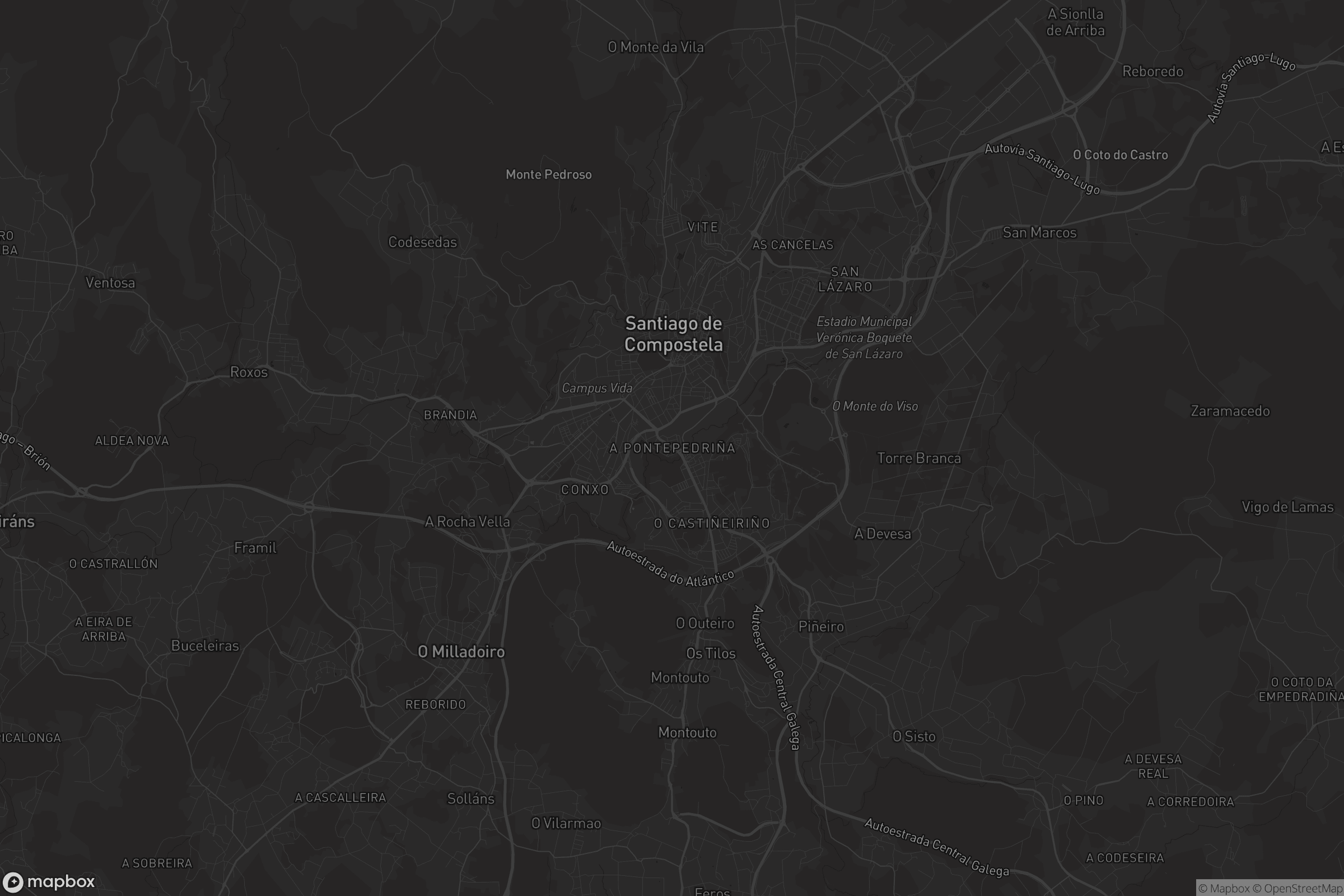 Mapa de A Pontepedriña