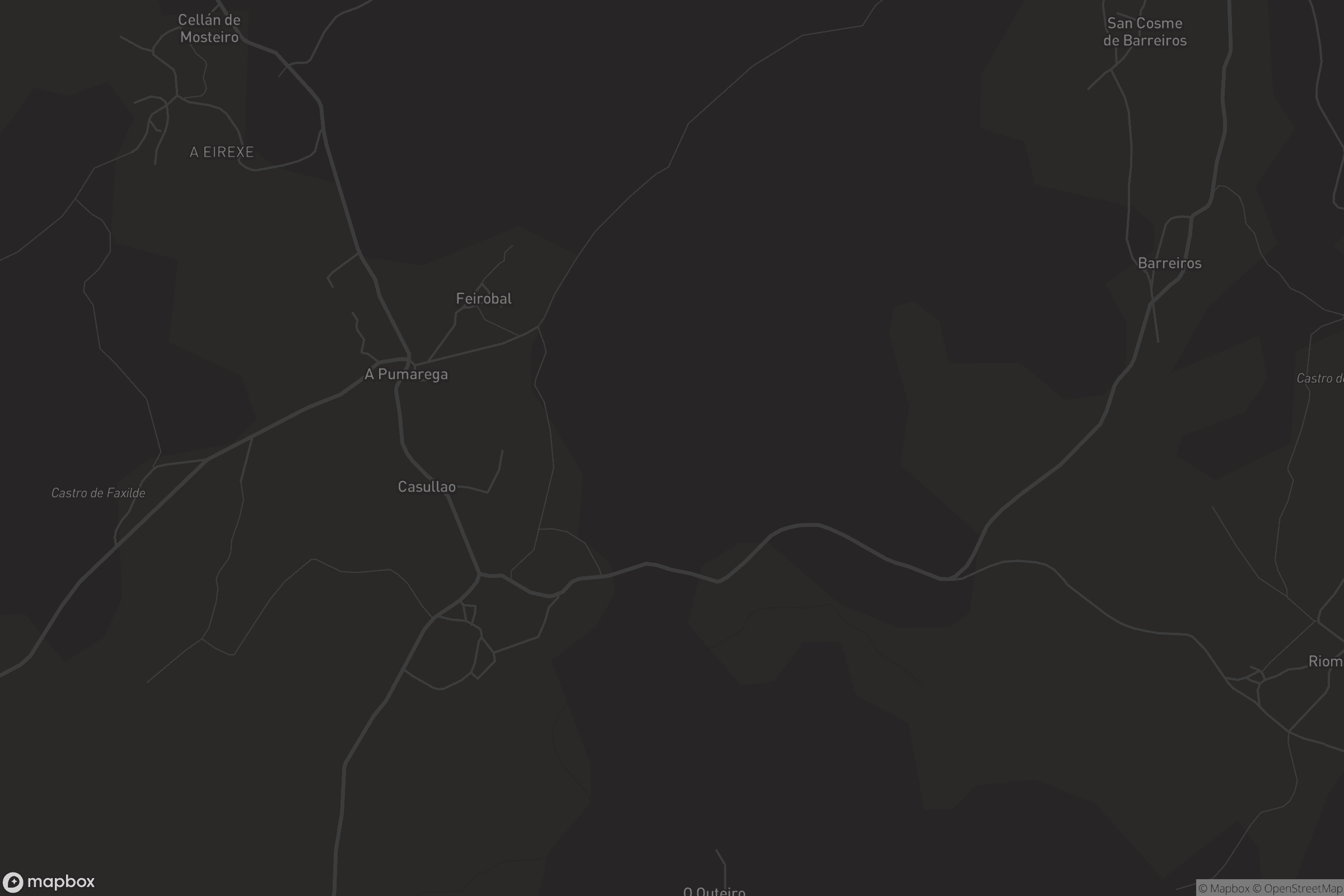 Mapa de A Pumarega