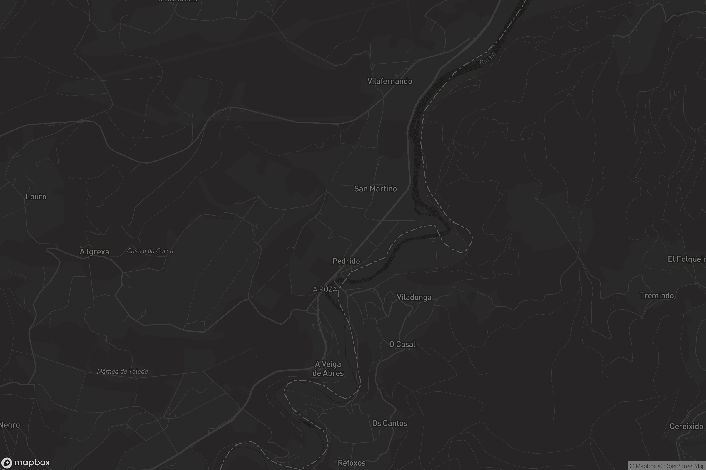 Mapa de A Ría de Abres