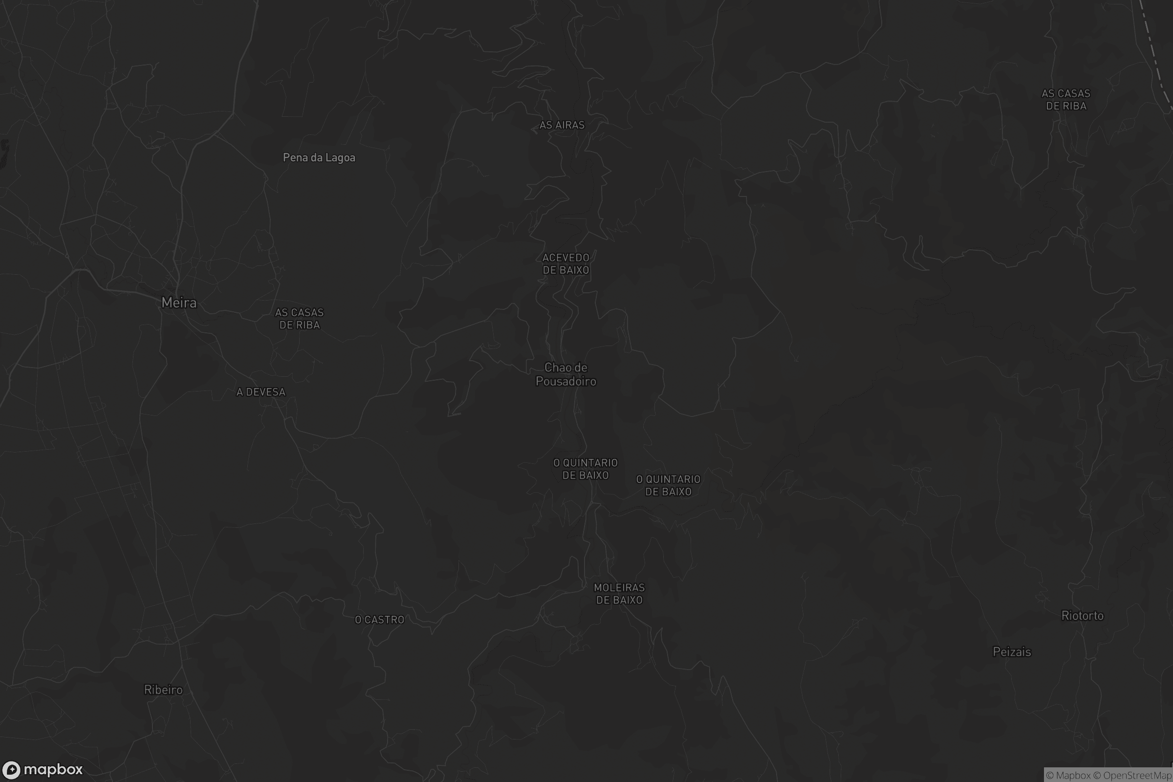 Mapa de A Ribeira de Piquín