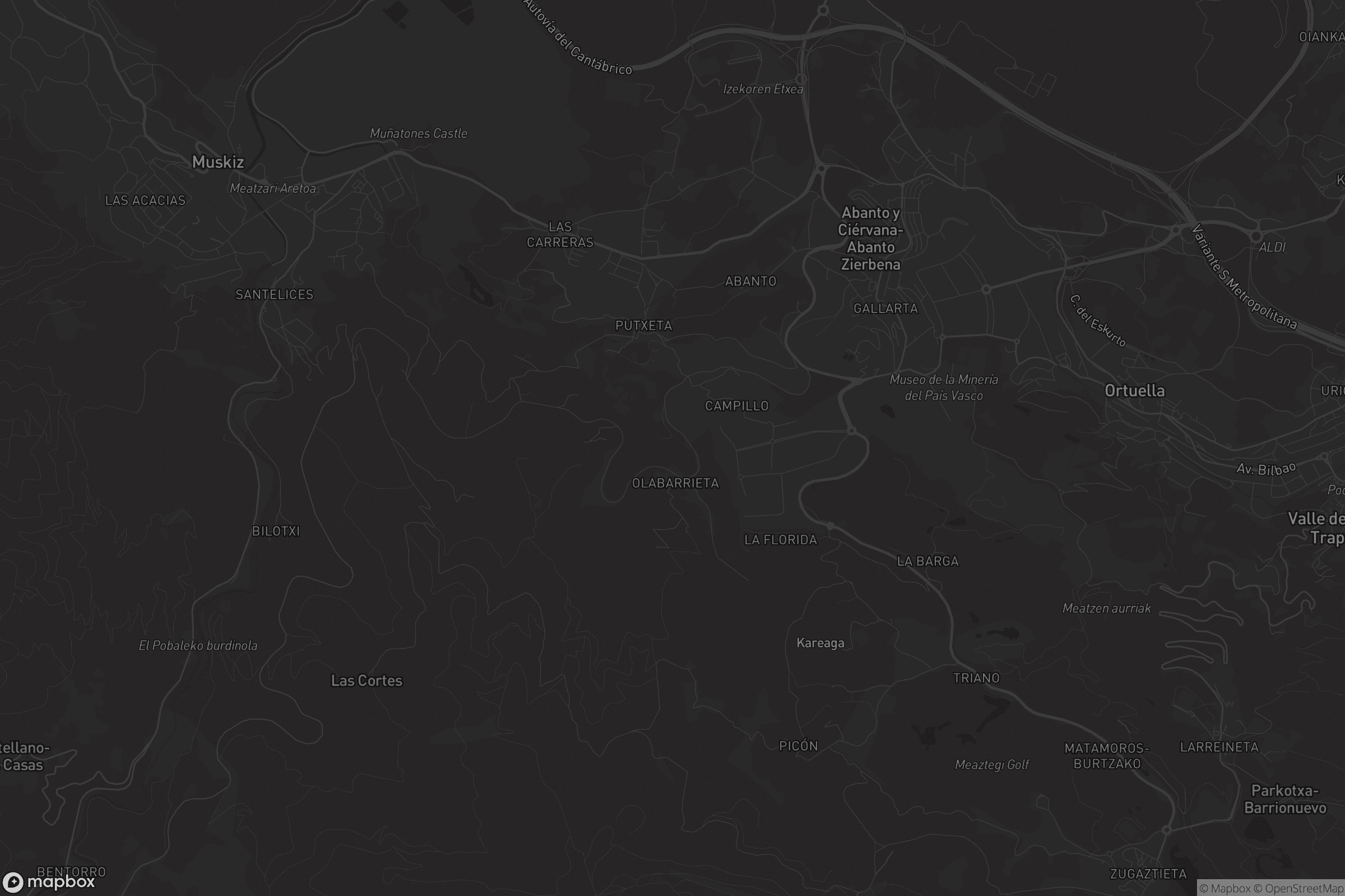 Mapa de Abanto y Ciérvana-Abanto Zierbena