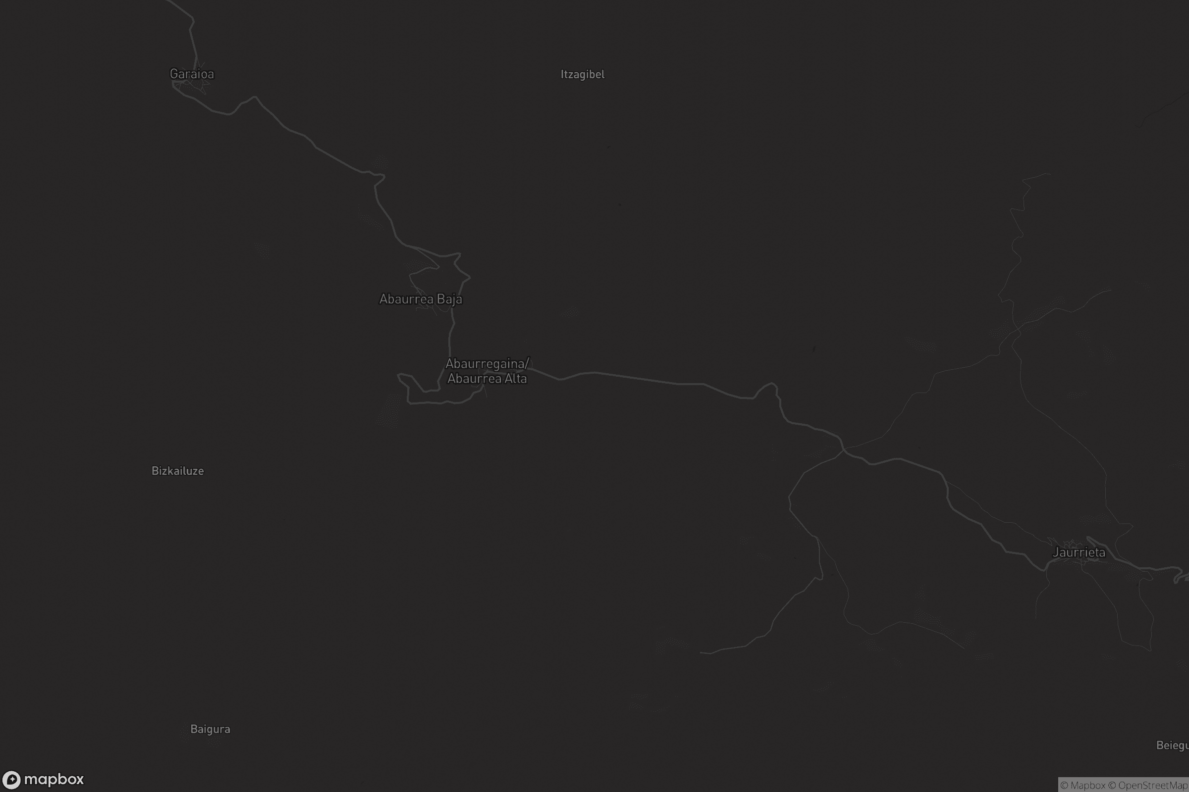 Mapa de Abaurregaina / Abaurrea Alta