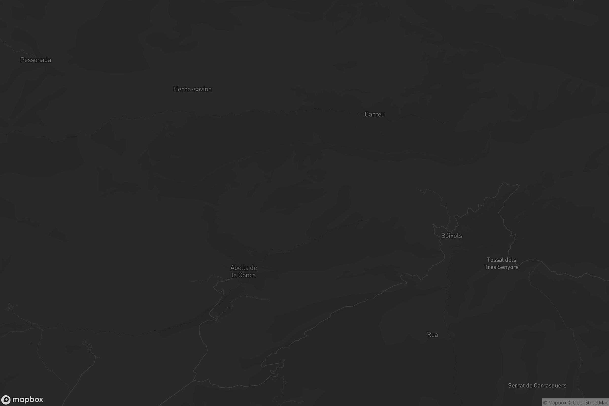 Mapa de Abella de la Conca