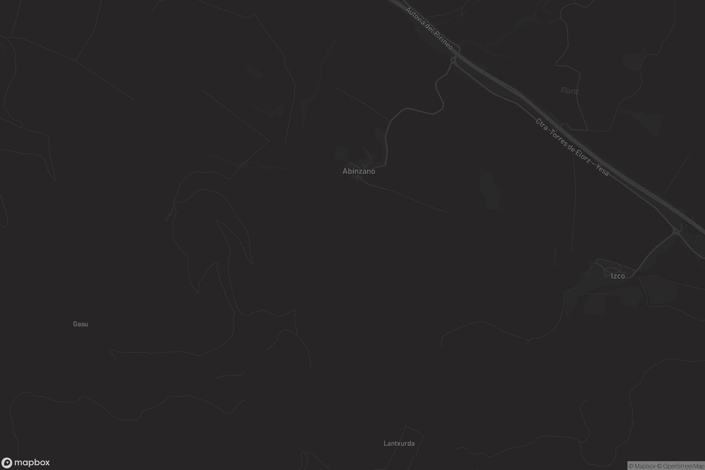 Mapa de Abínzano