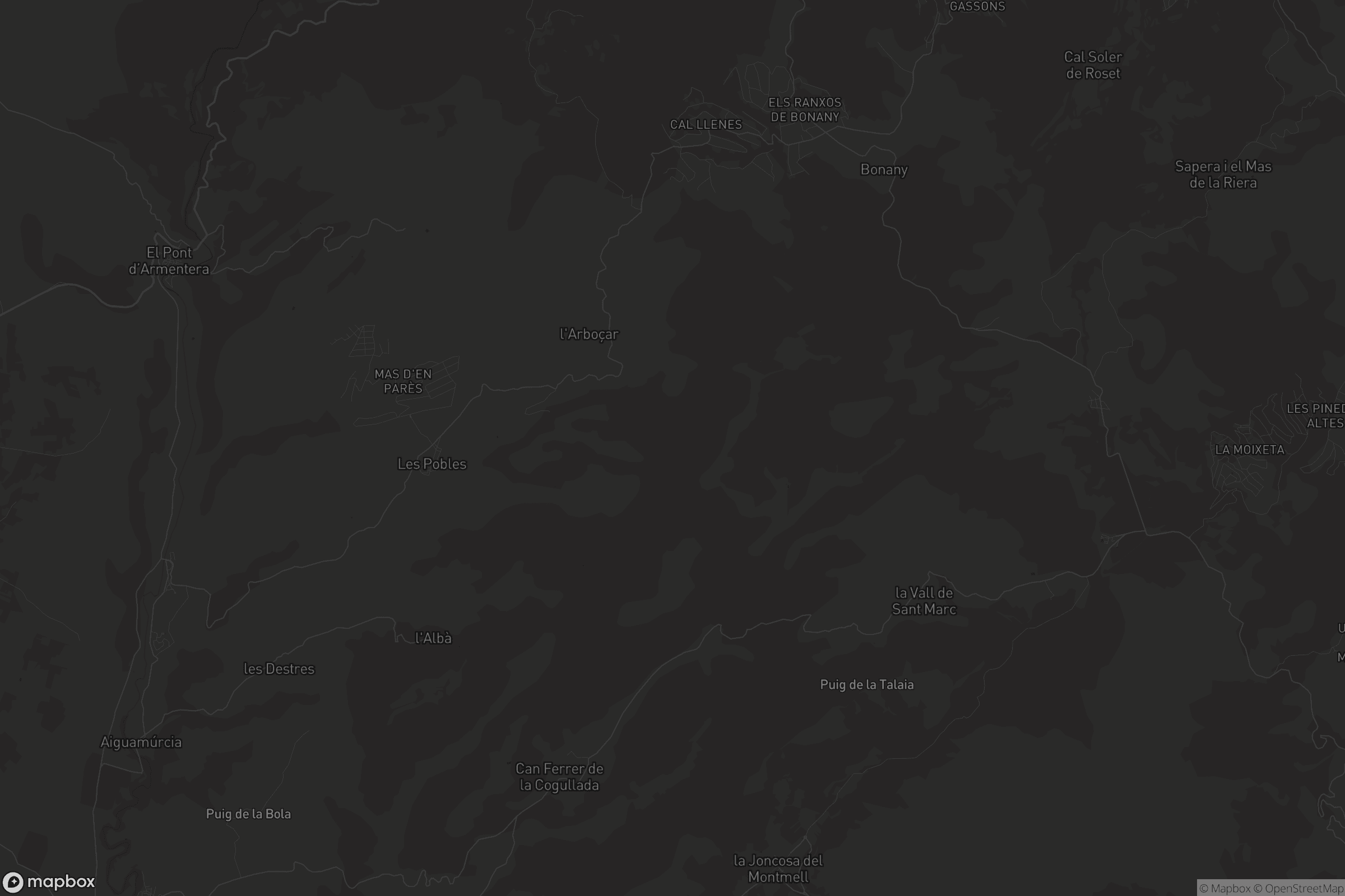 Mapa de Aiguamúrcia