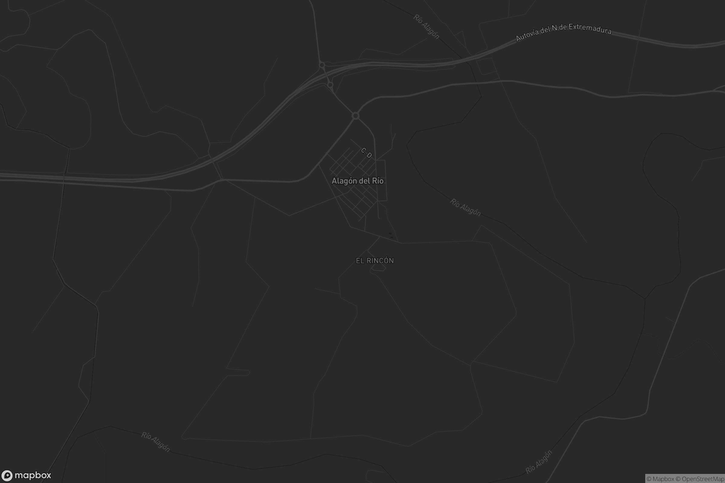 Mapa de Alagón del Río