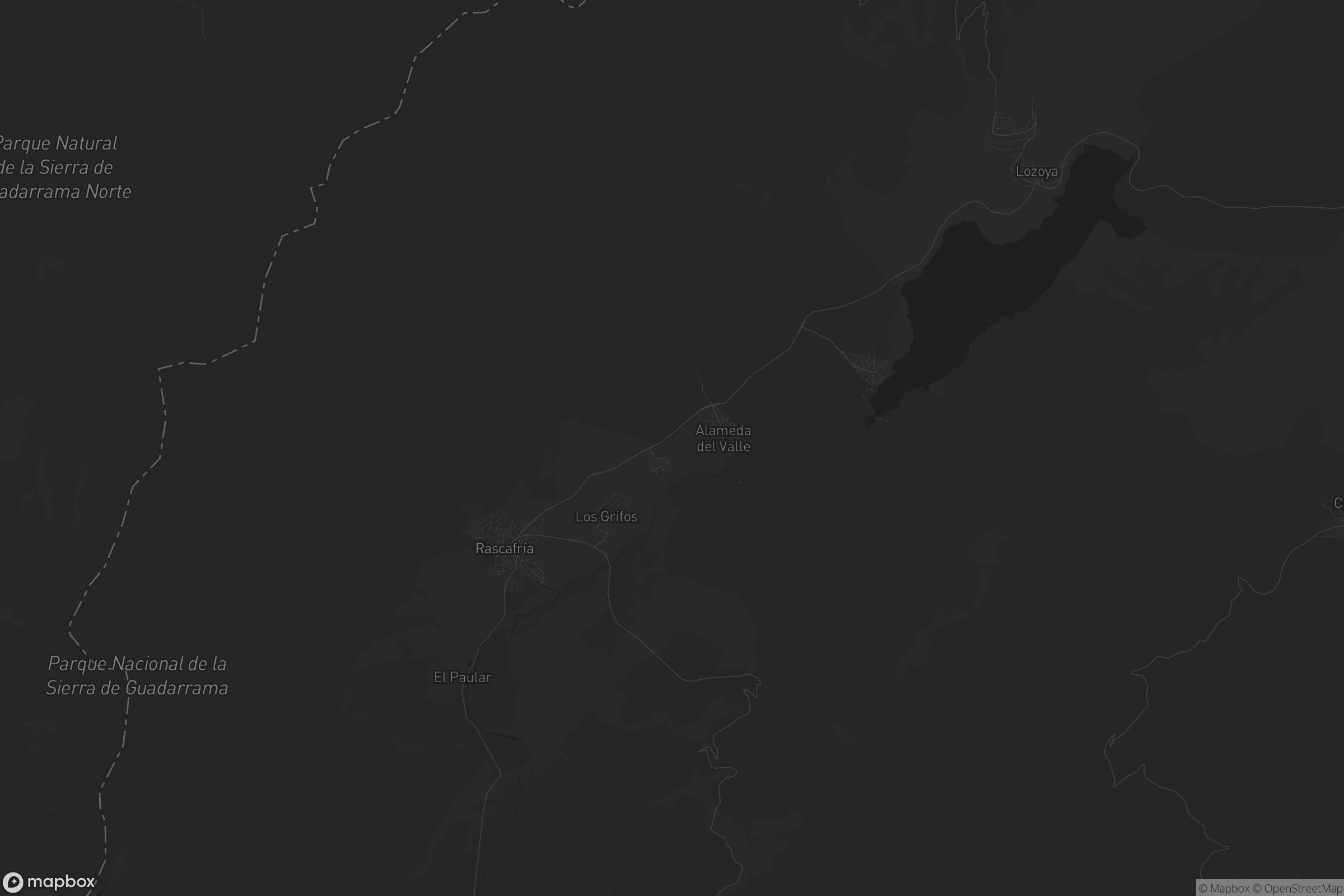 Mapa de Alameda del Valle