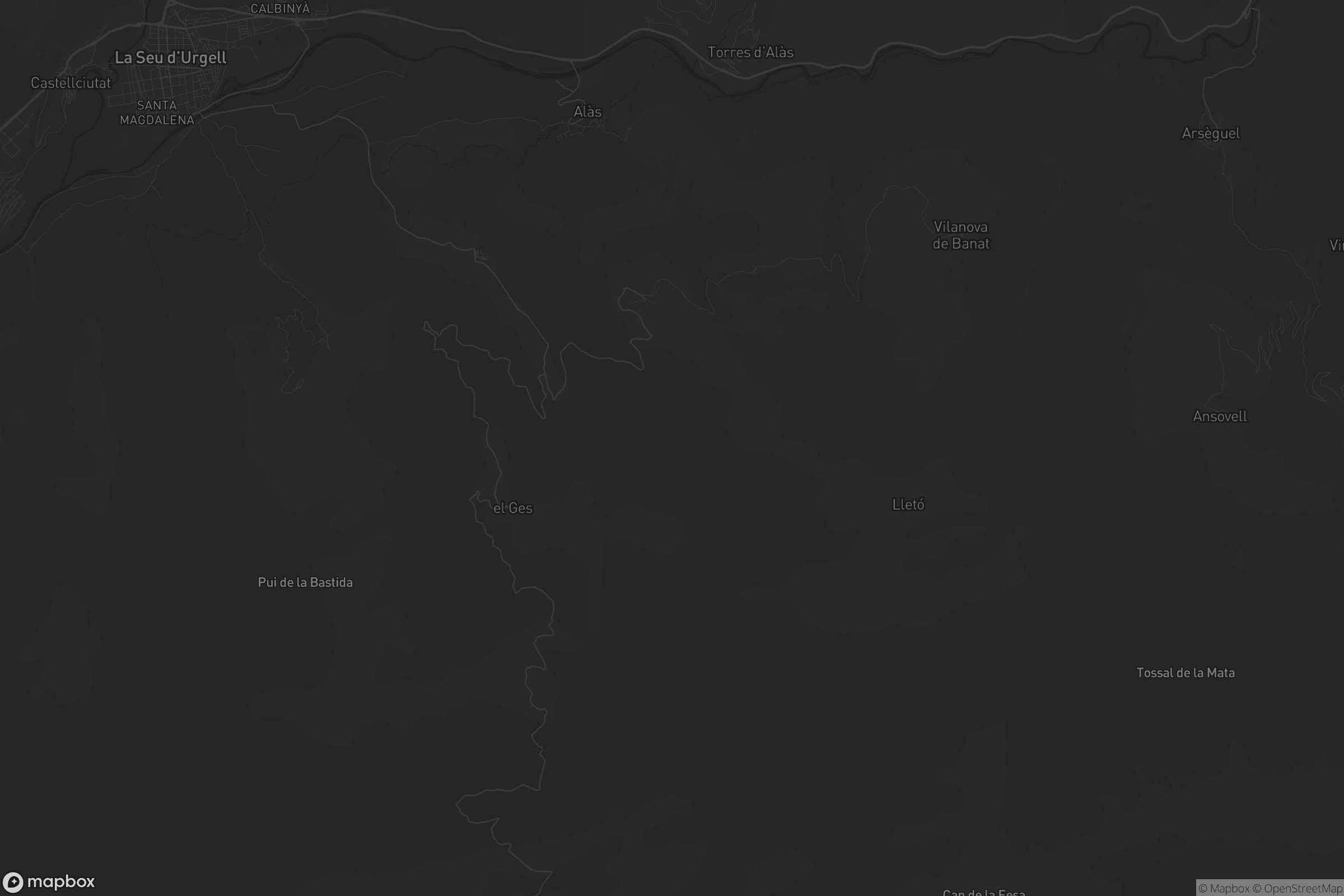 Mapa de Alàs i Cerc