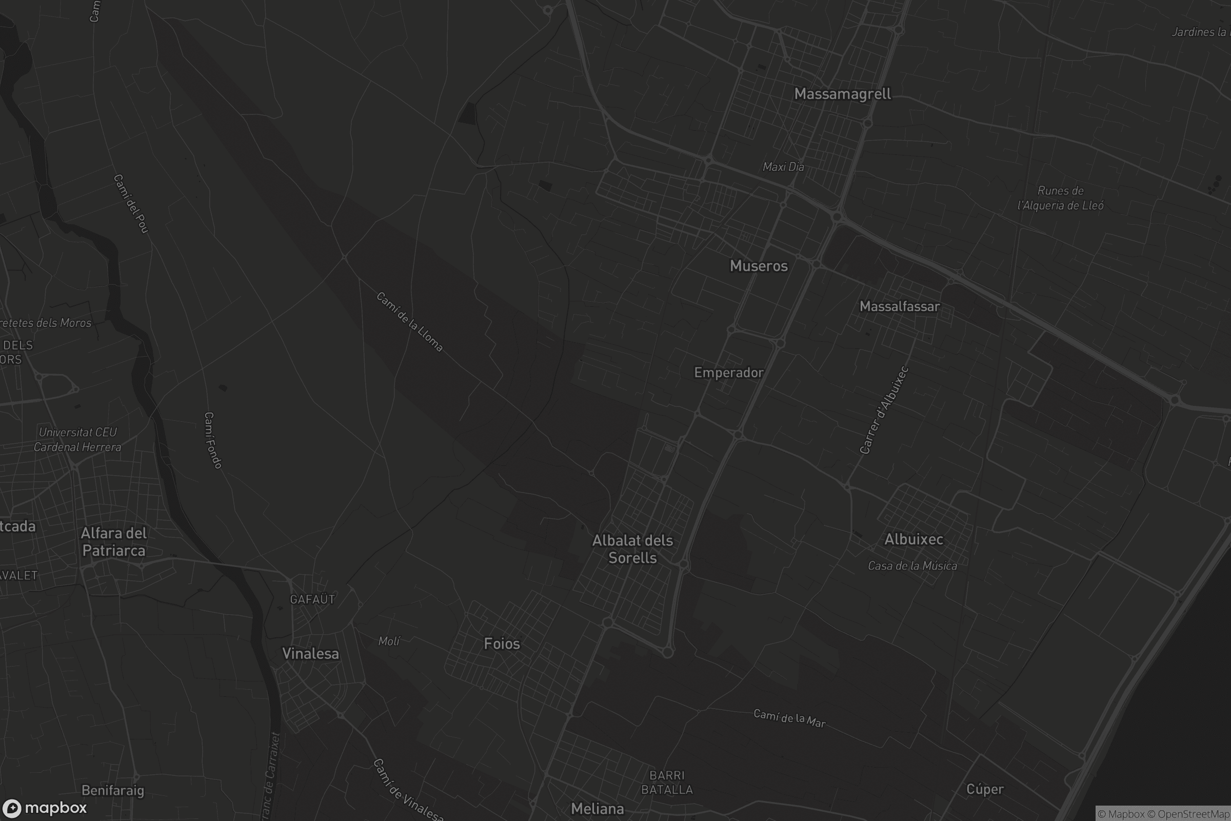 Mapa de Albalat dels Sorells