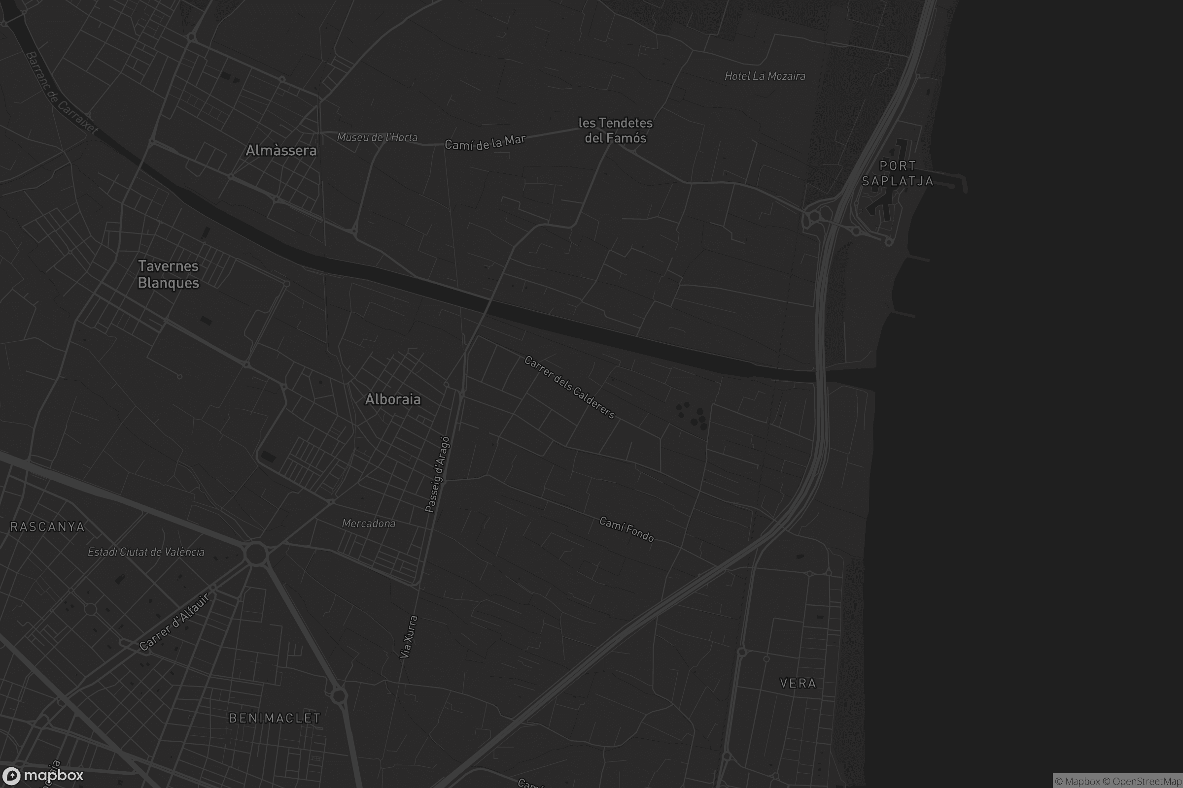 Mapa de Alboraia / Alboraya