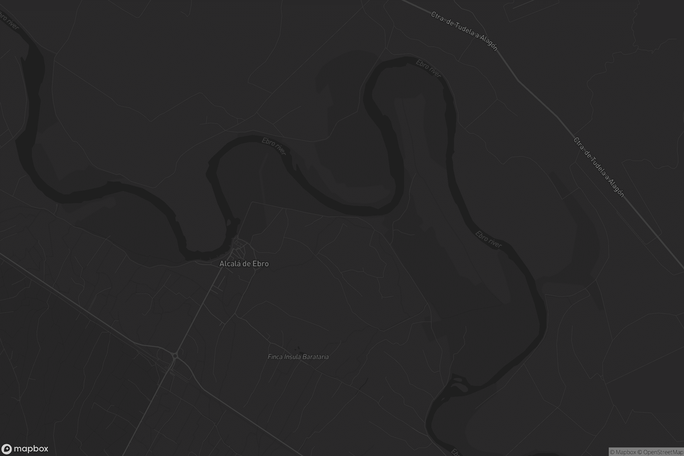 Mapa de Alcalá de Ebro