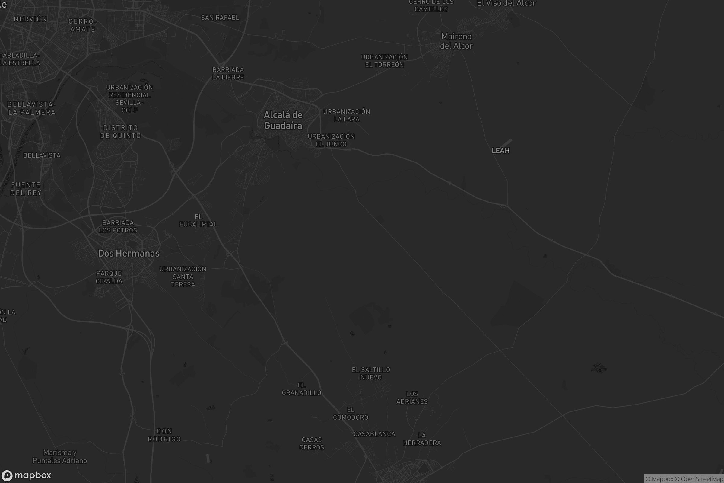 Mapa de Alcalá de Guadaíra