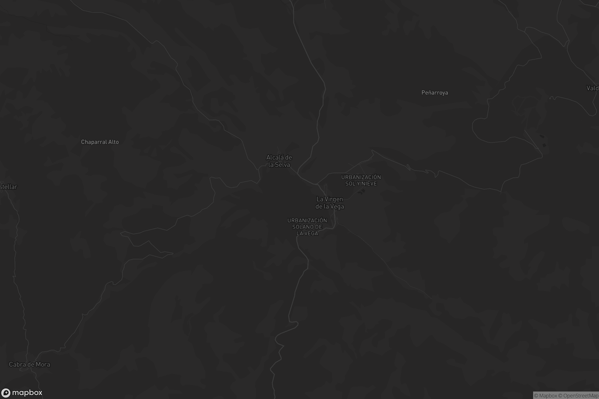 Mapa de Alcalá de la Selva