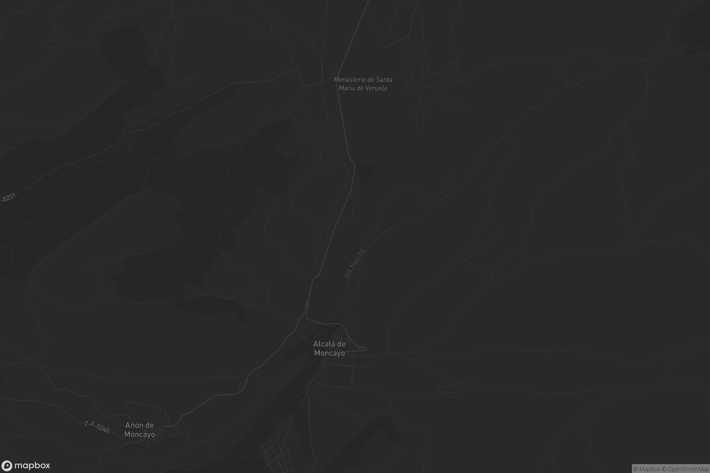 Mapa de Alcalá de Moncayo