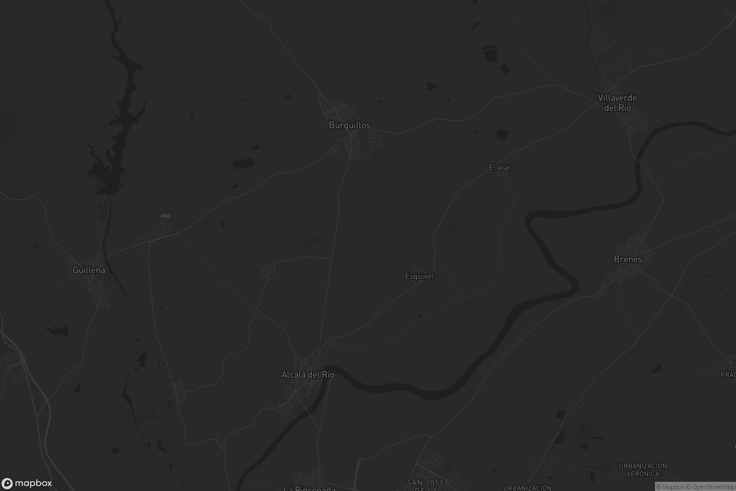 Mapa de Alcalá del Río