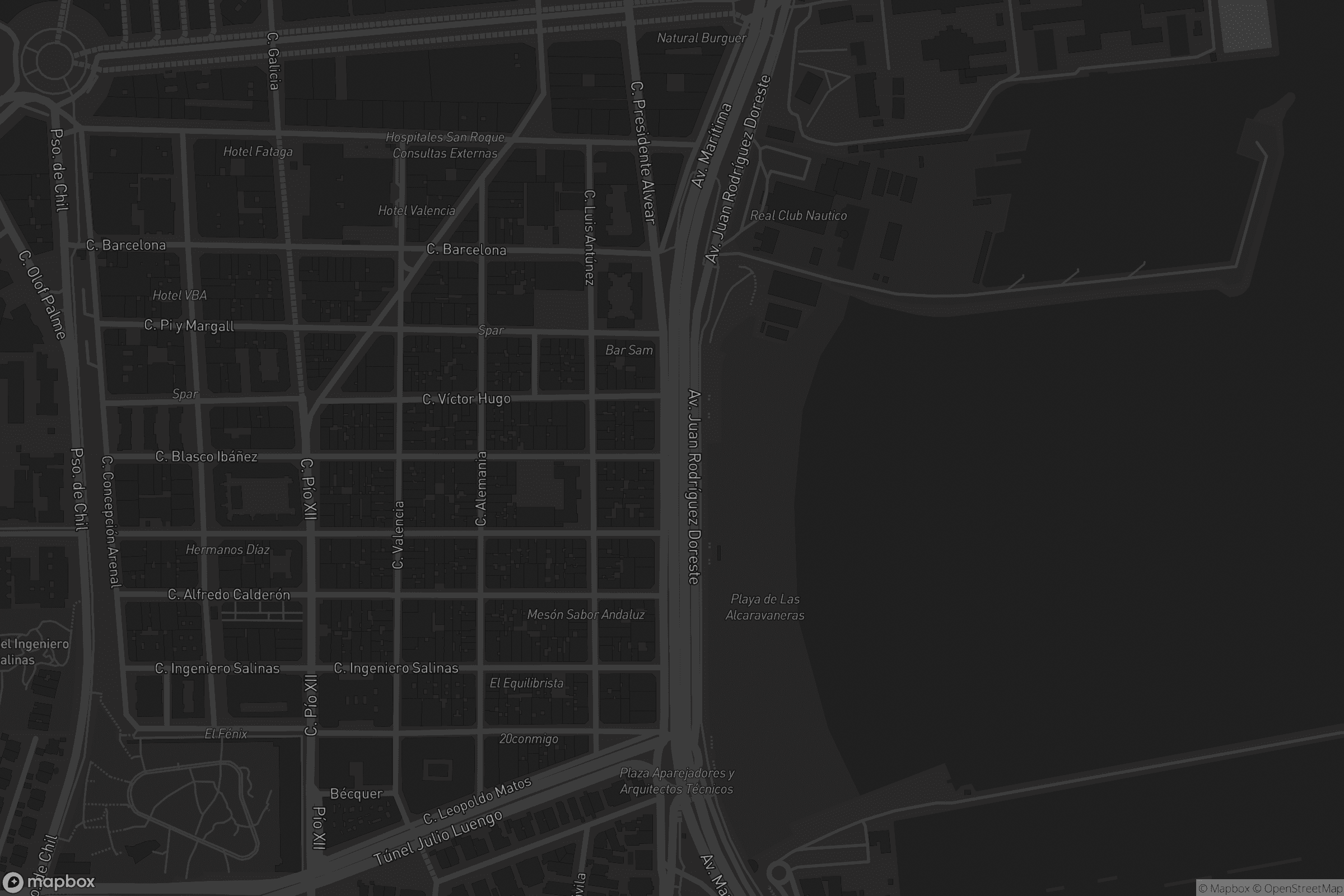 Mapa de Alcaravaneras