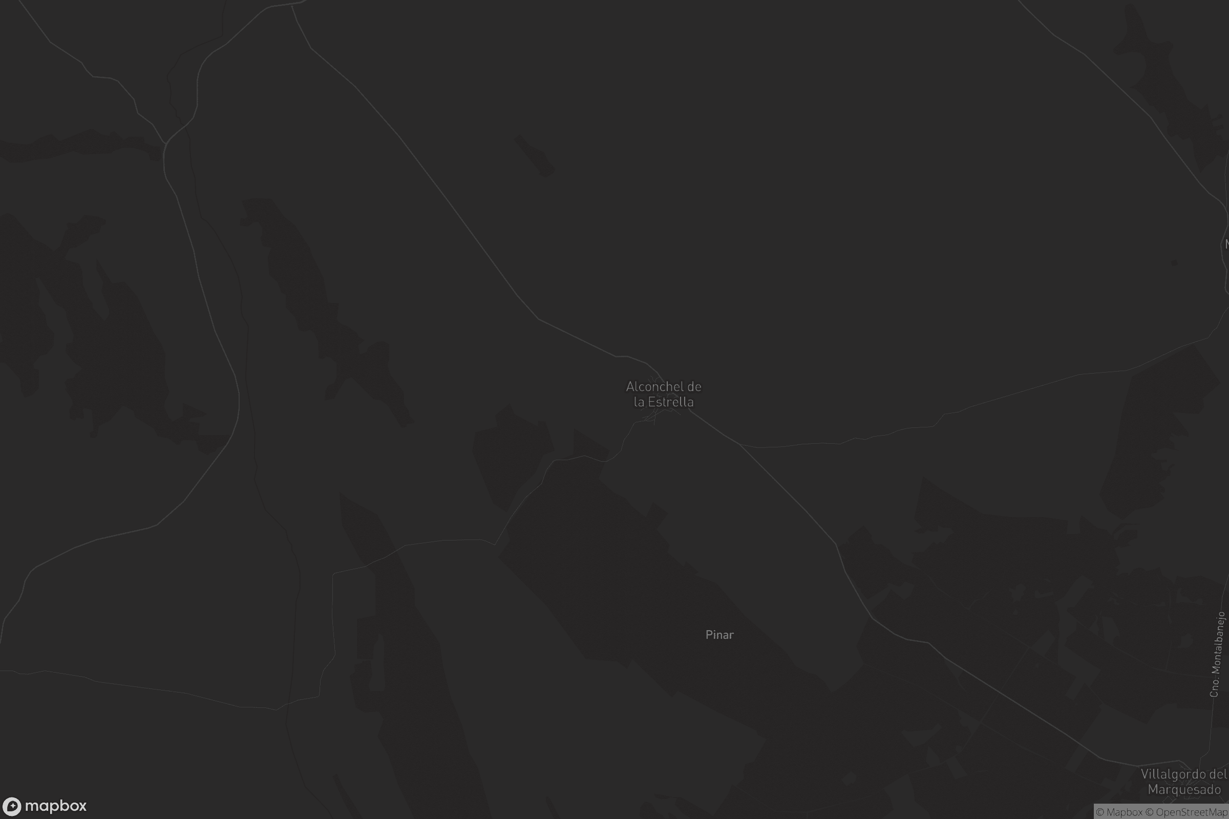 Mapa de Alconchel de la Estrella