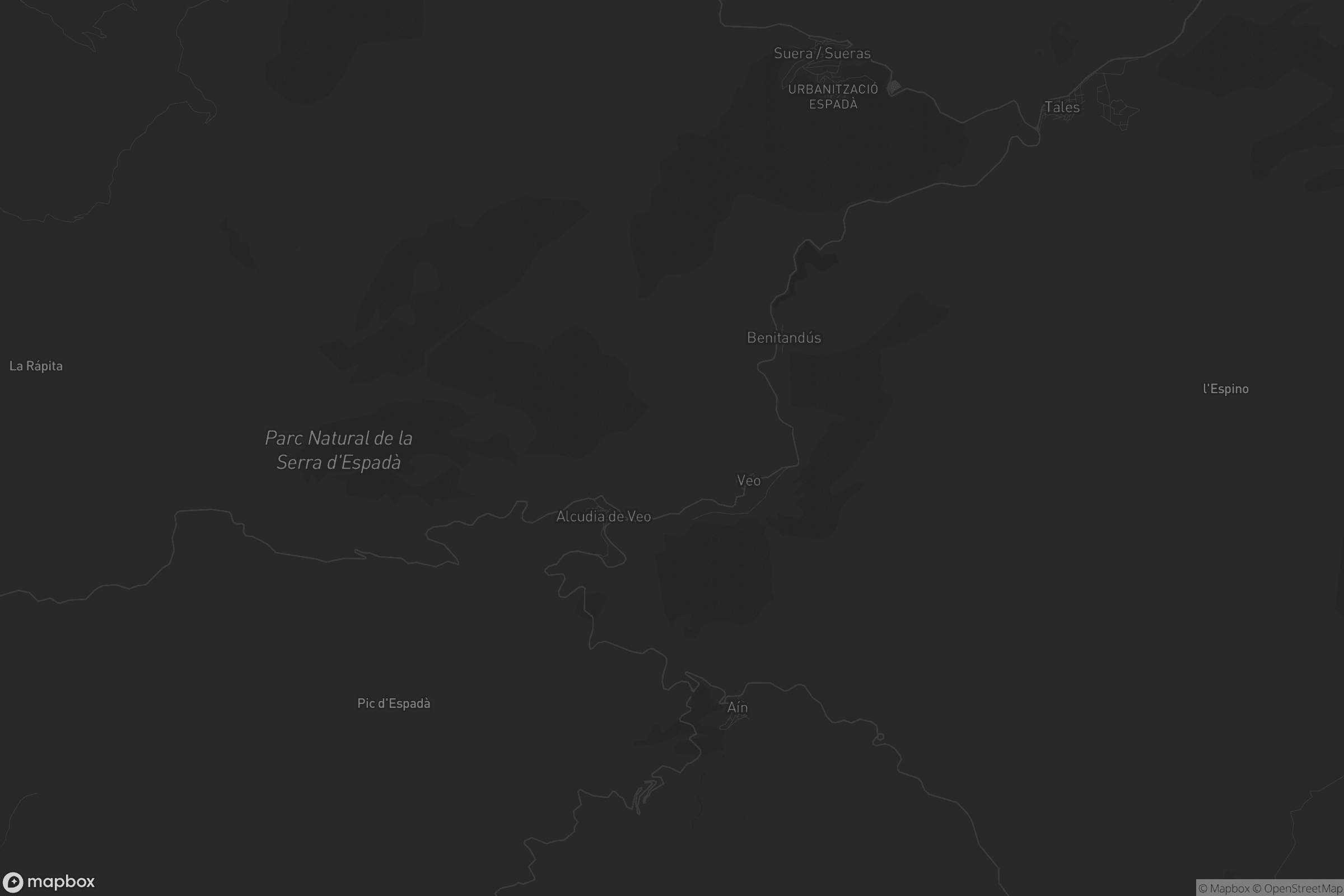 Mapa de Alcudia de Veo