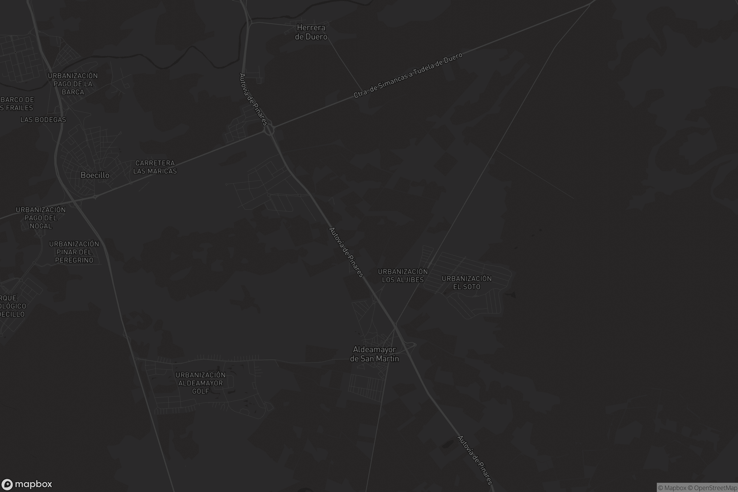 Mapa de Aldeamayor de San Martín