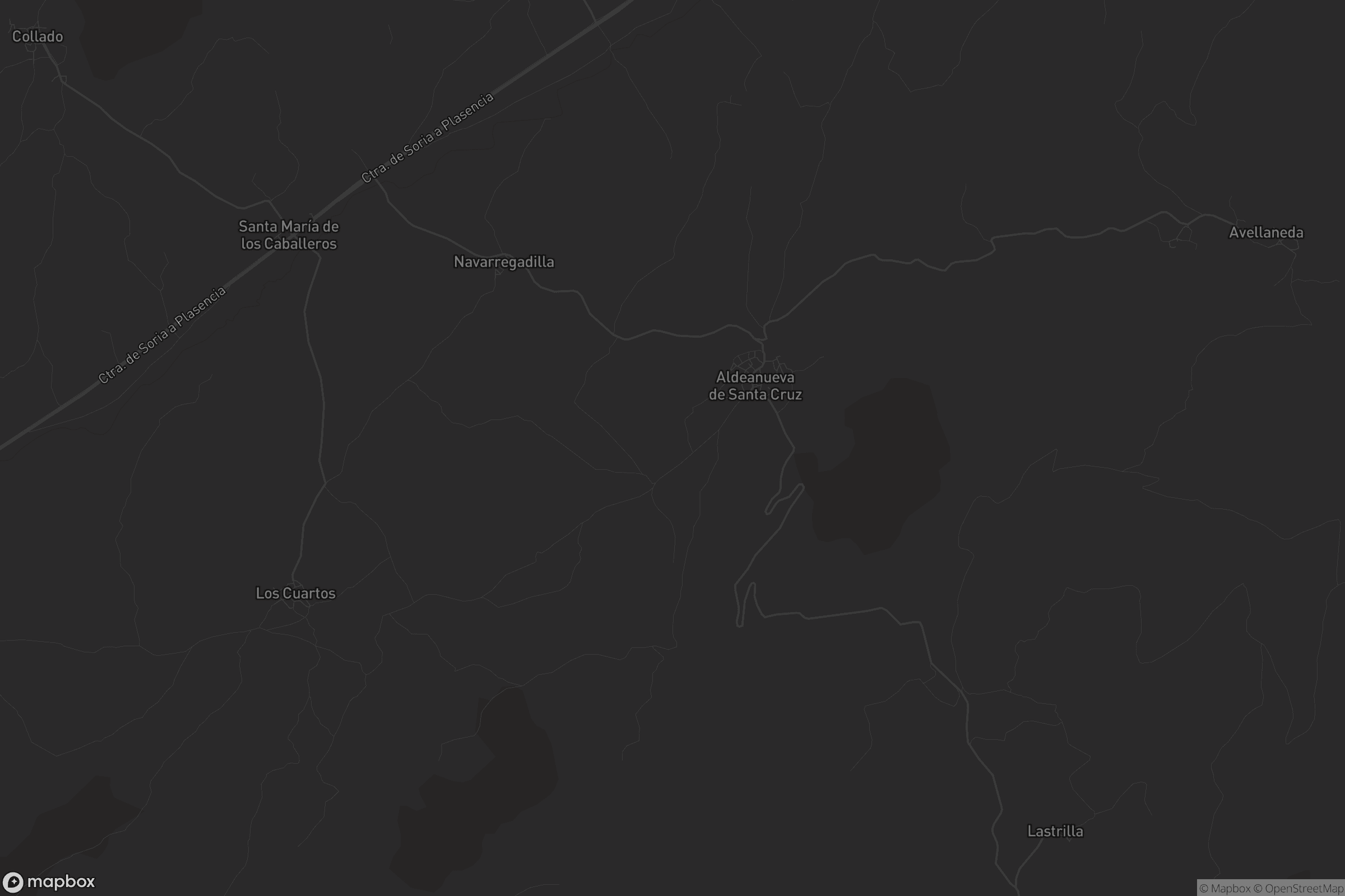 Mapa de Aldeanueva de Santa Cruz