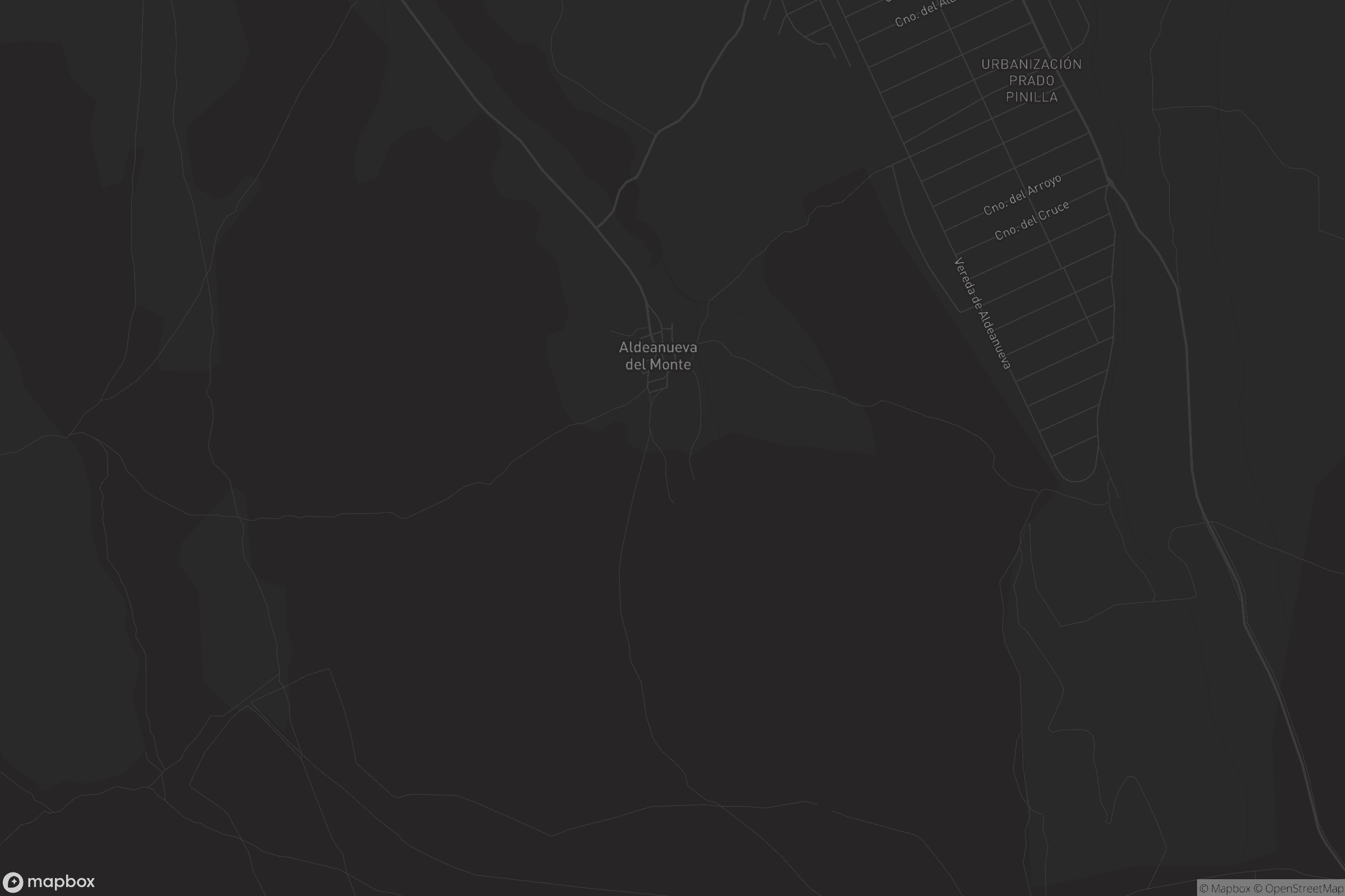 Mapa de Aldeanueva del Monte