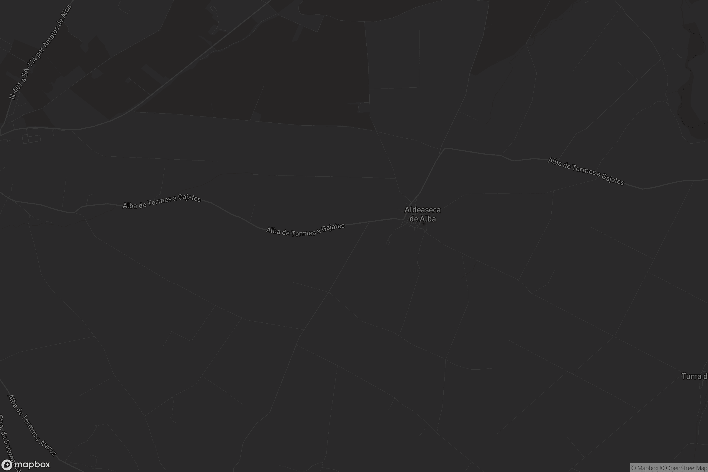 Mapa de Aldeaseca de Alba