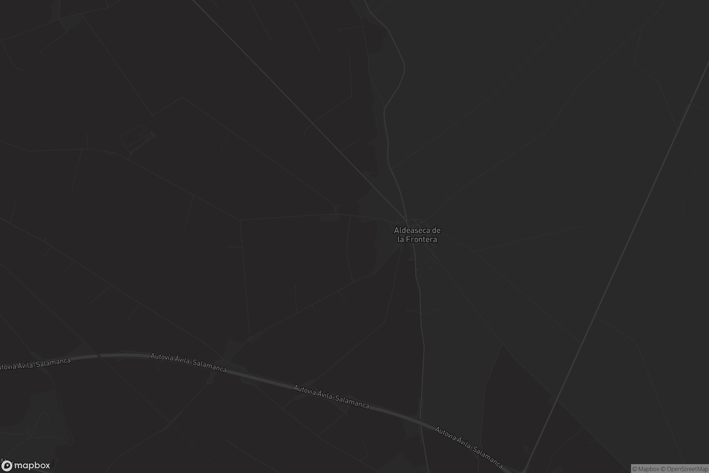 Mapa de Aldeaseca de la Frontera