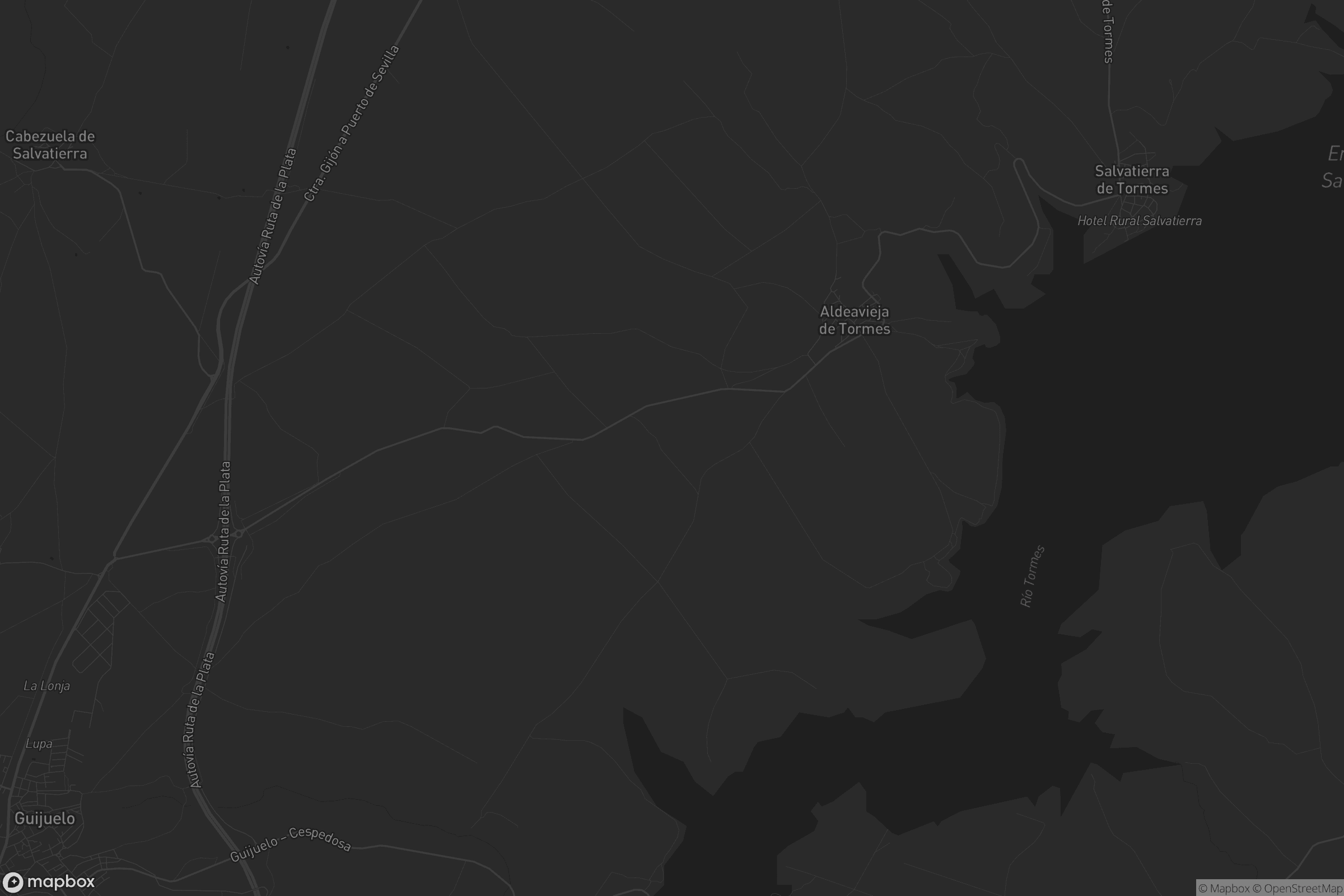 Mapa de Aldeavieja de Tormes