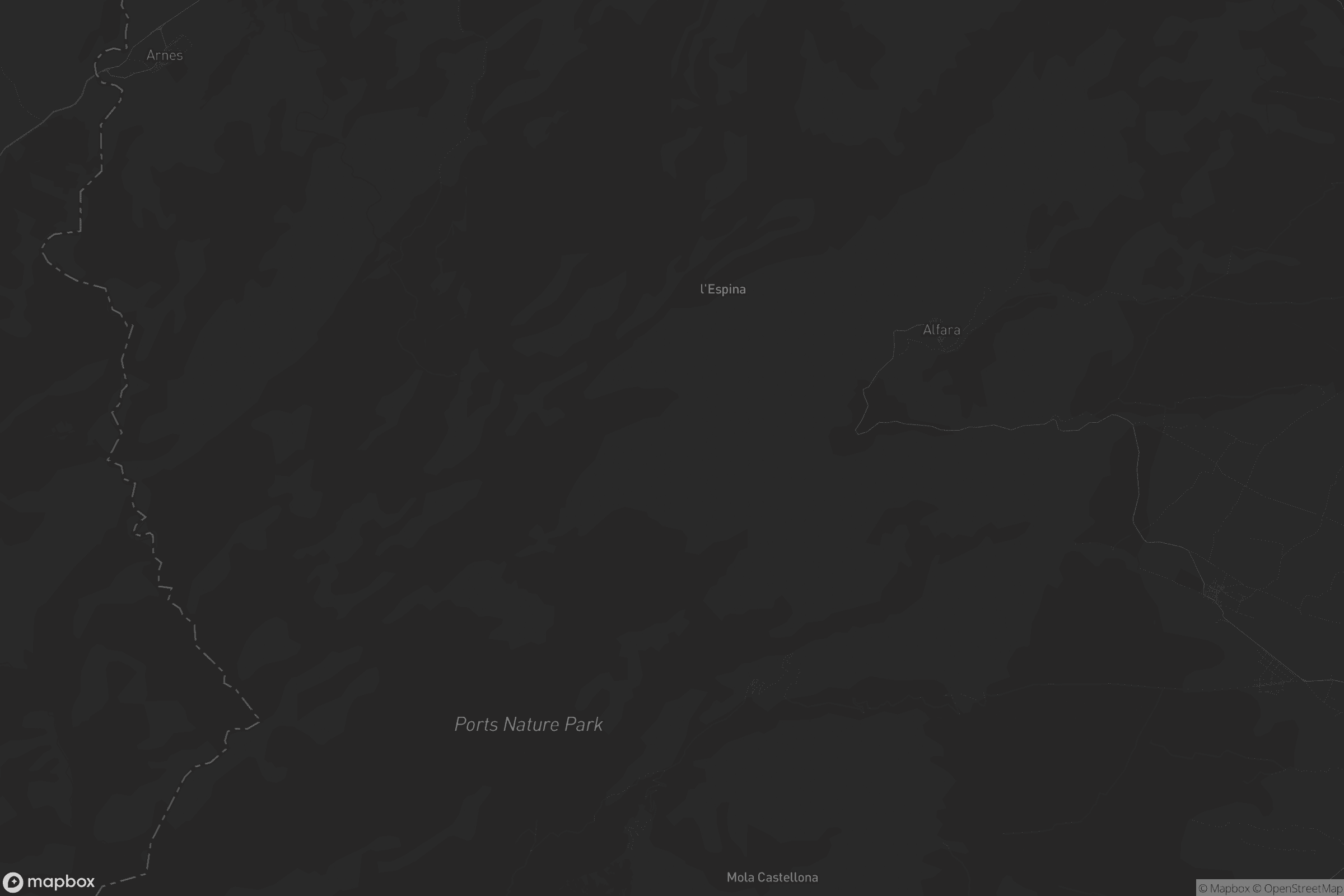 Mapa de Alfara de Carles