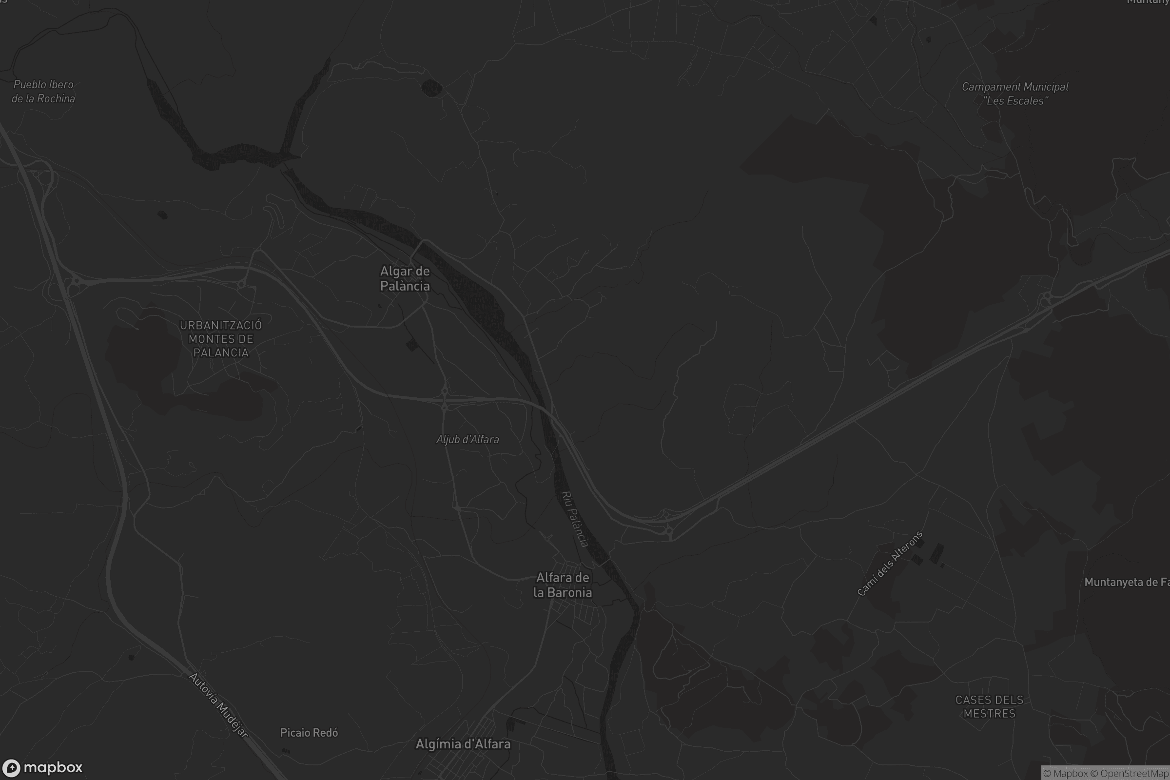 Mapa de Alfara de la Baronia