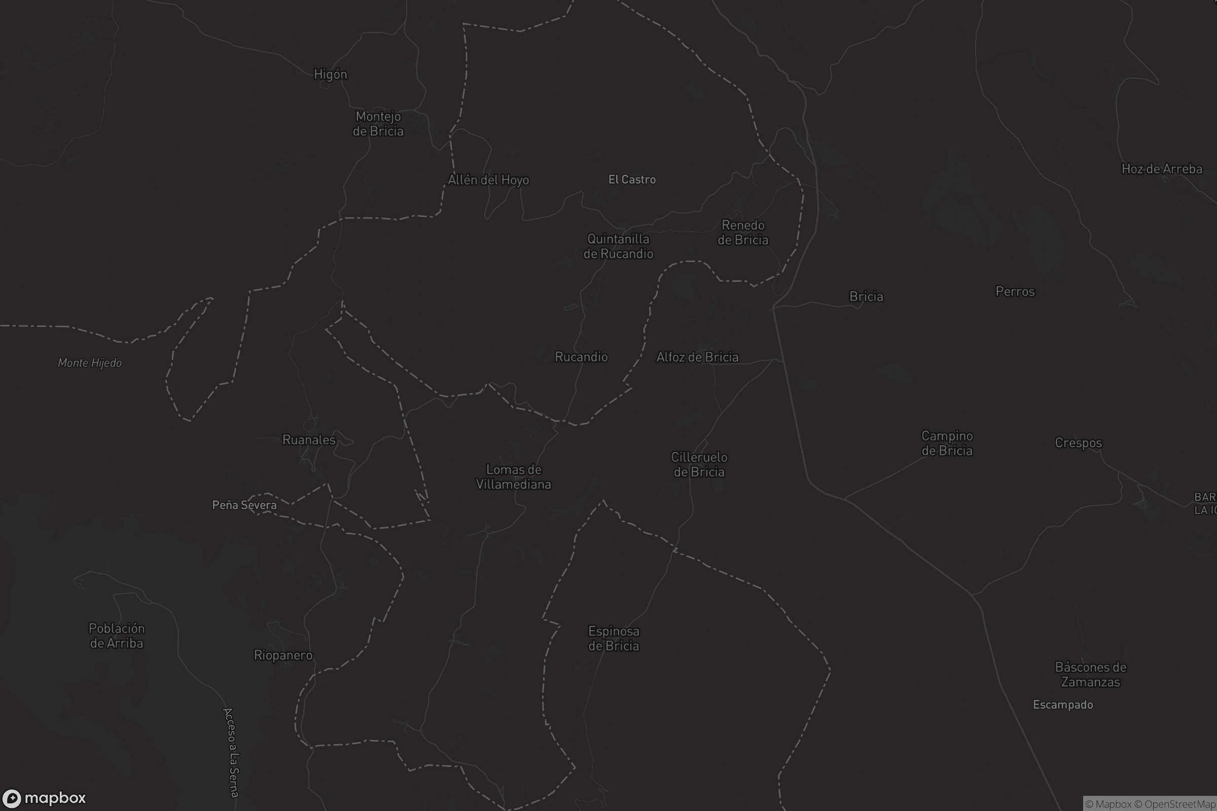 Mapa de Alfoz de Bricia