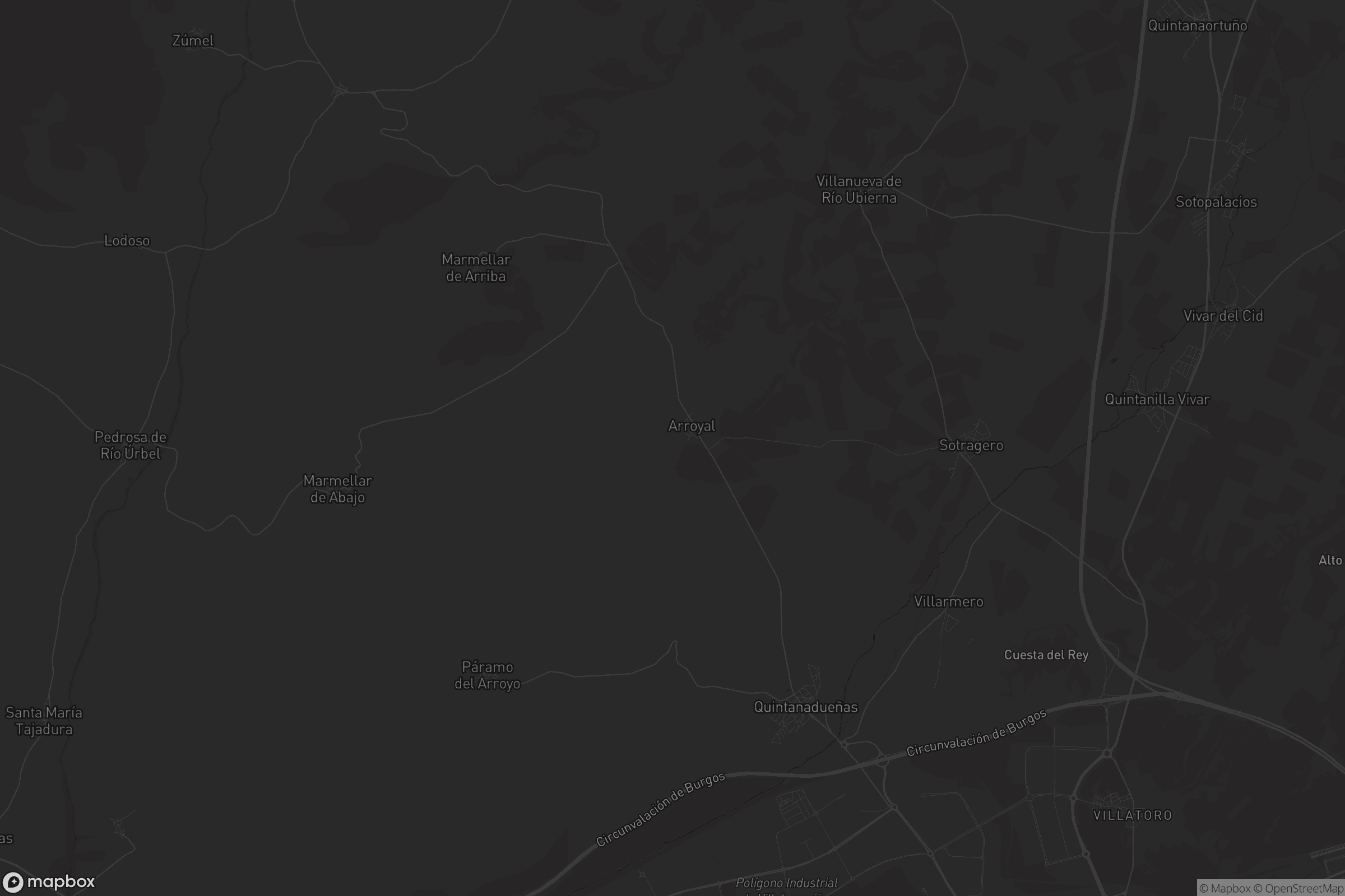 Mapa de Alfoz de Quintanadueñas