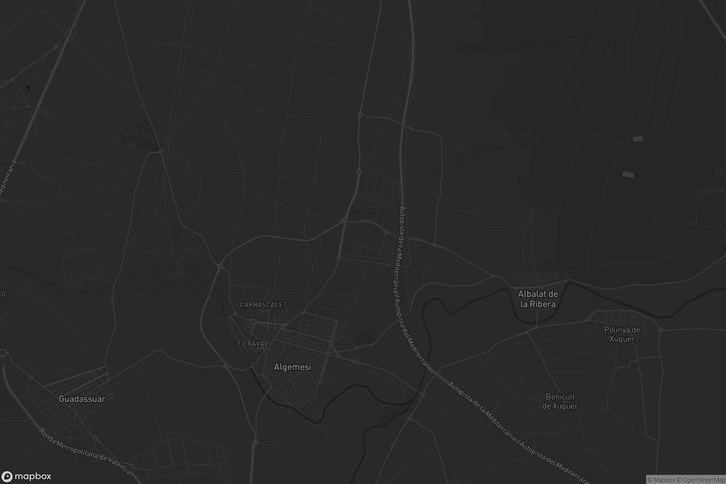 Mapa de Algemesí