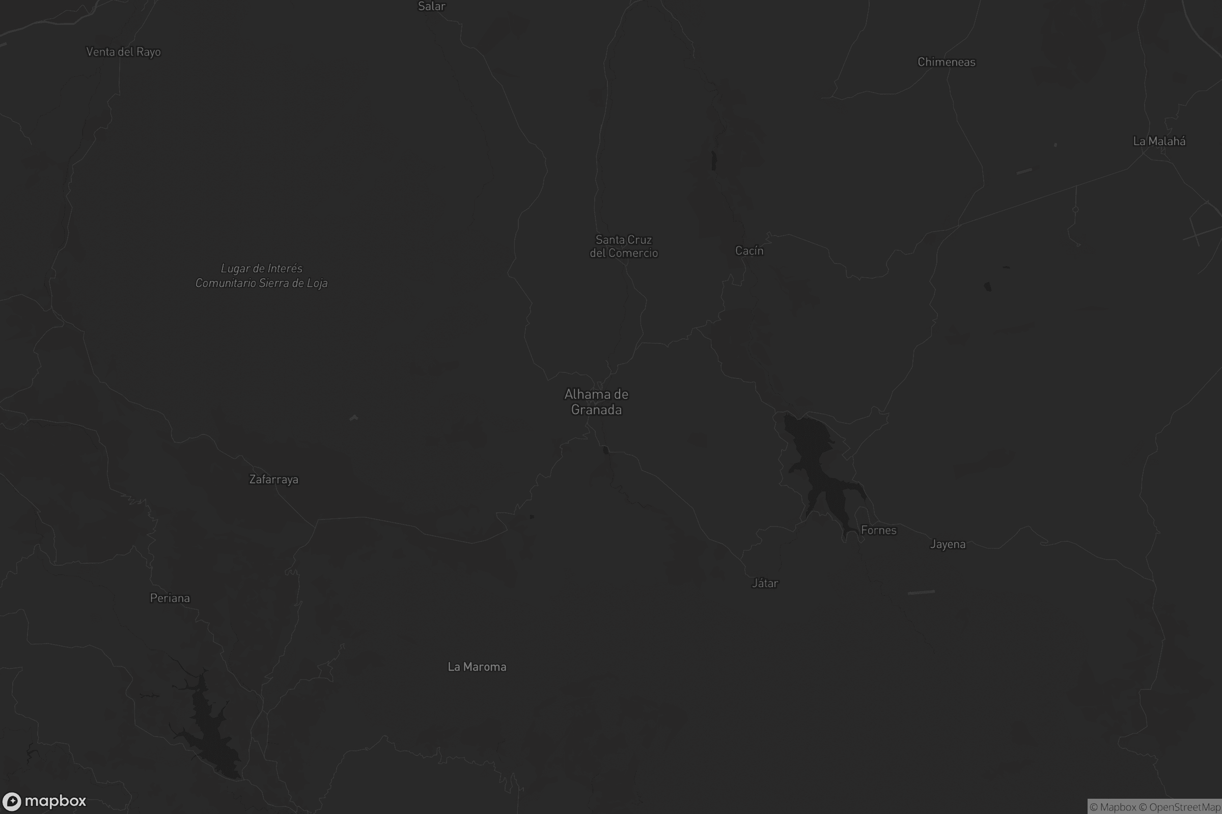 Mapa de Alhama de Granada