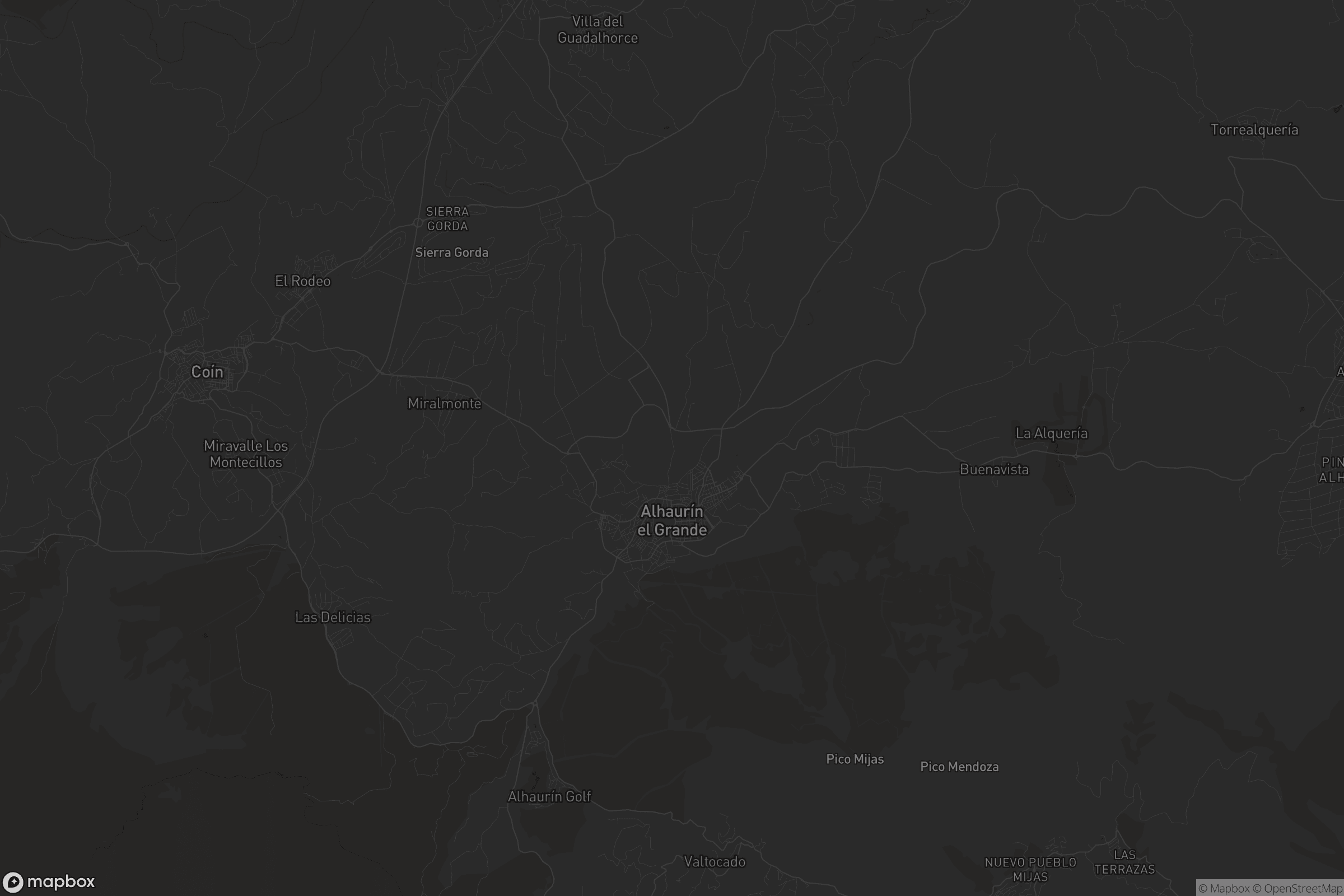 Mapa de Alhaurín el Grande