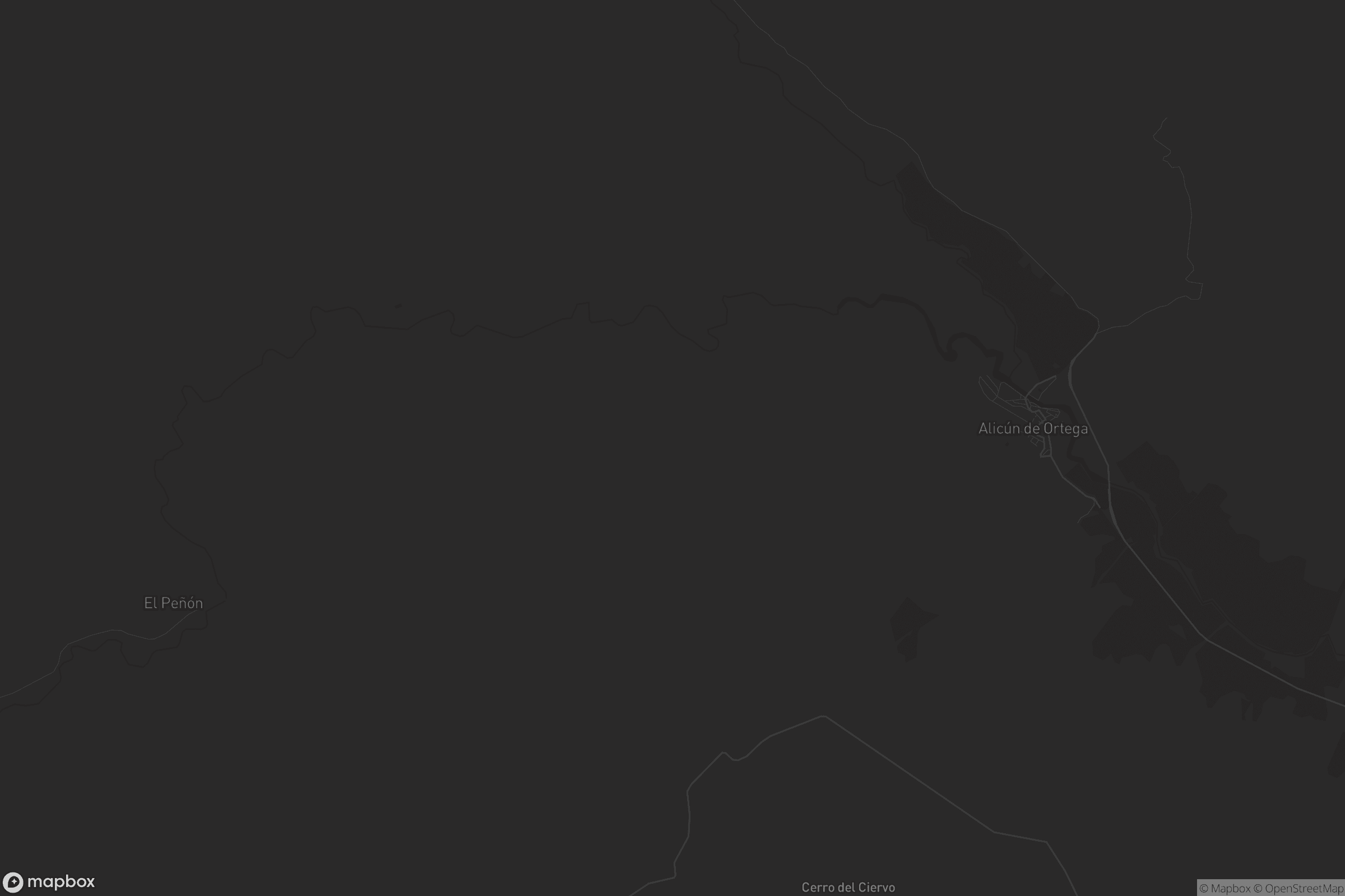 Mapa de Alicún de Ortega