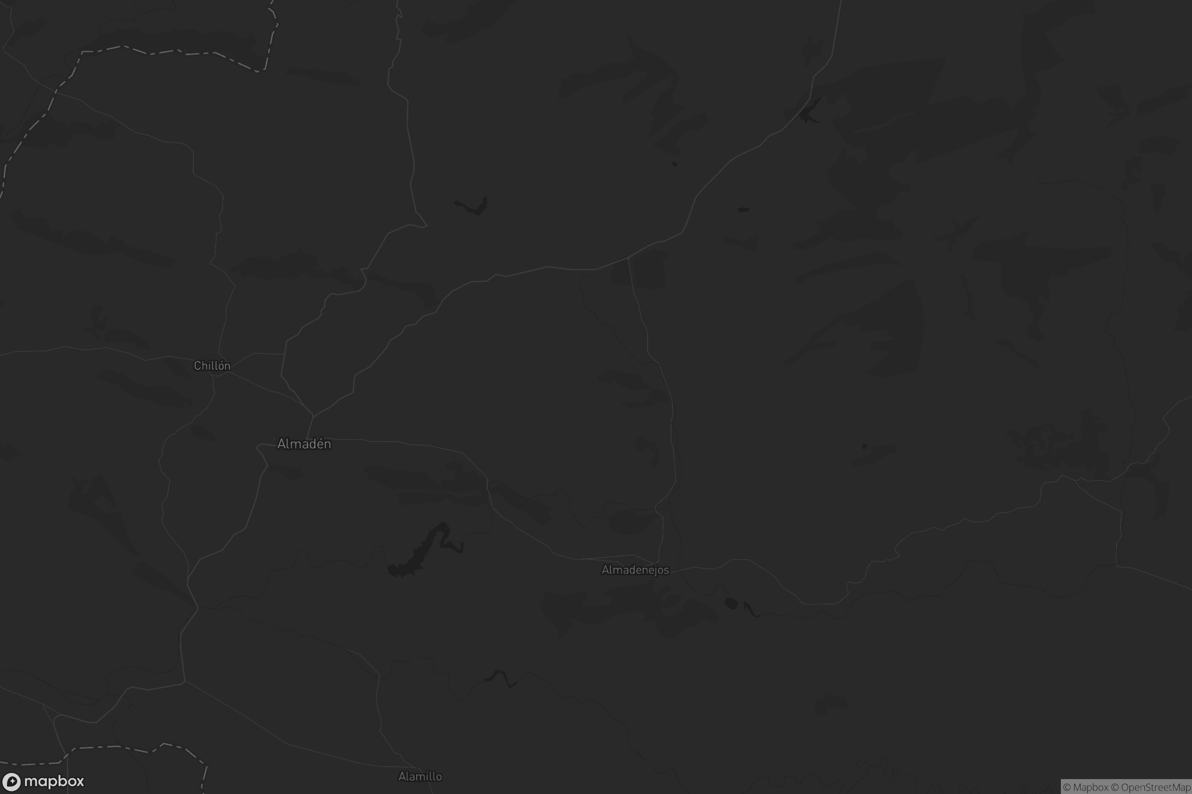 Mapa de Almadén