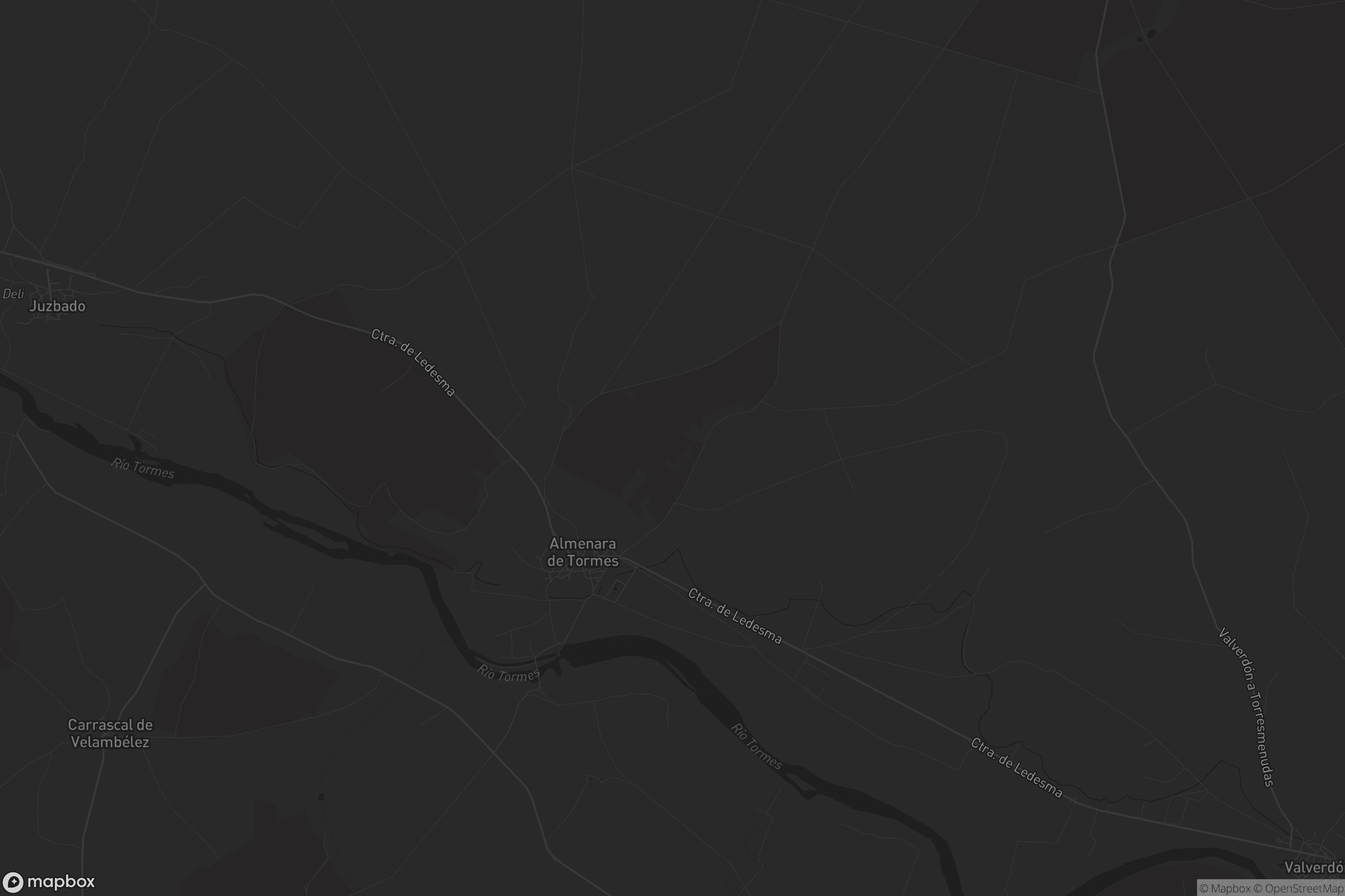 Mapa de Almenara de Tormes