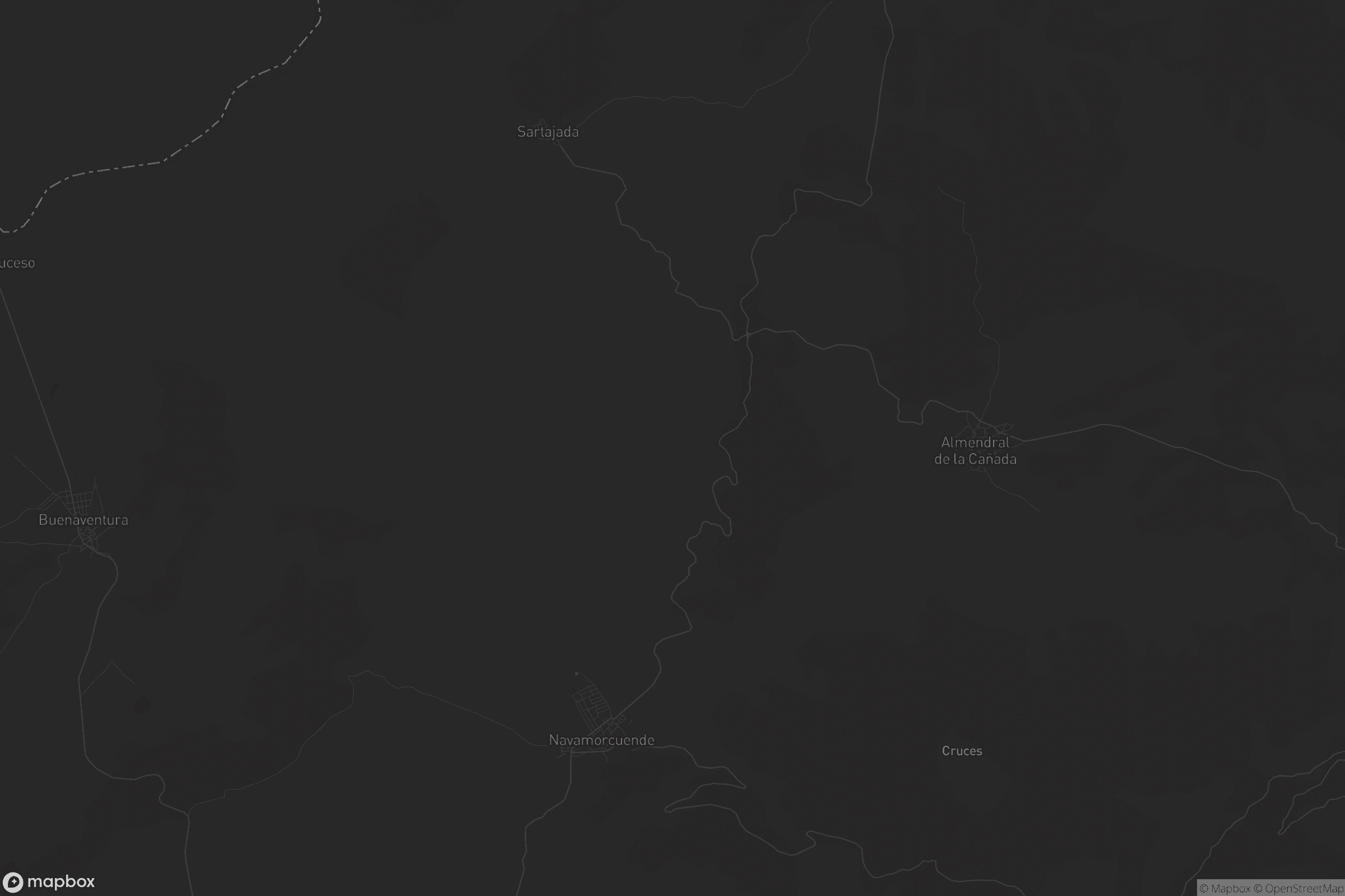 Mapa de Almendral de la Cañada