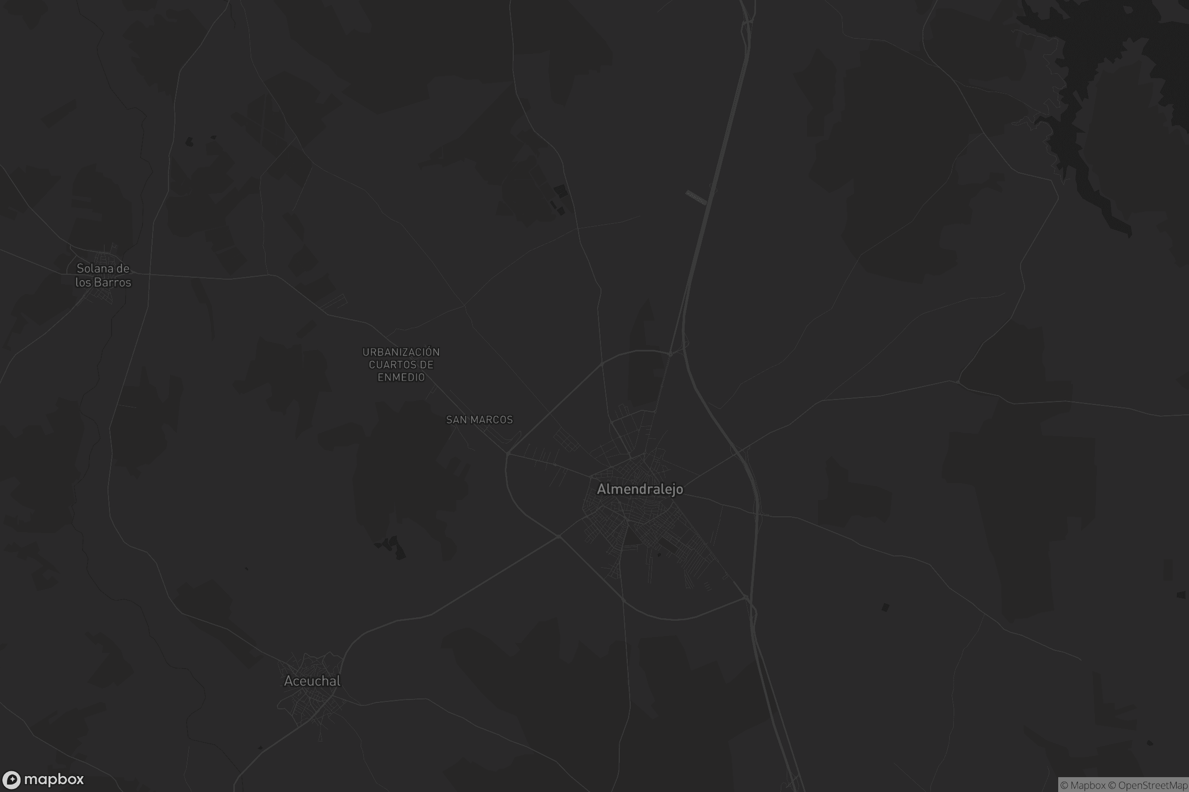 Mapa de Almendralejo